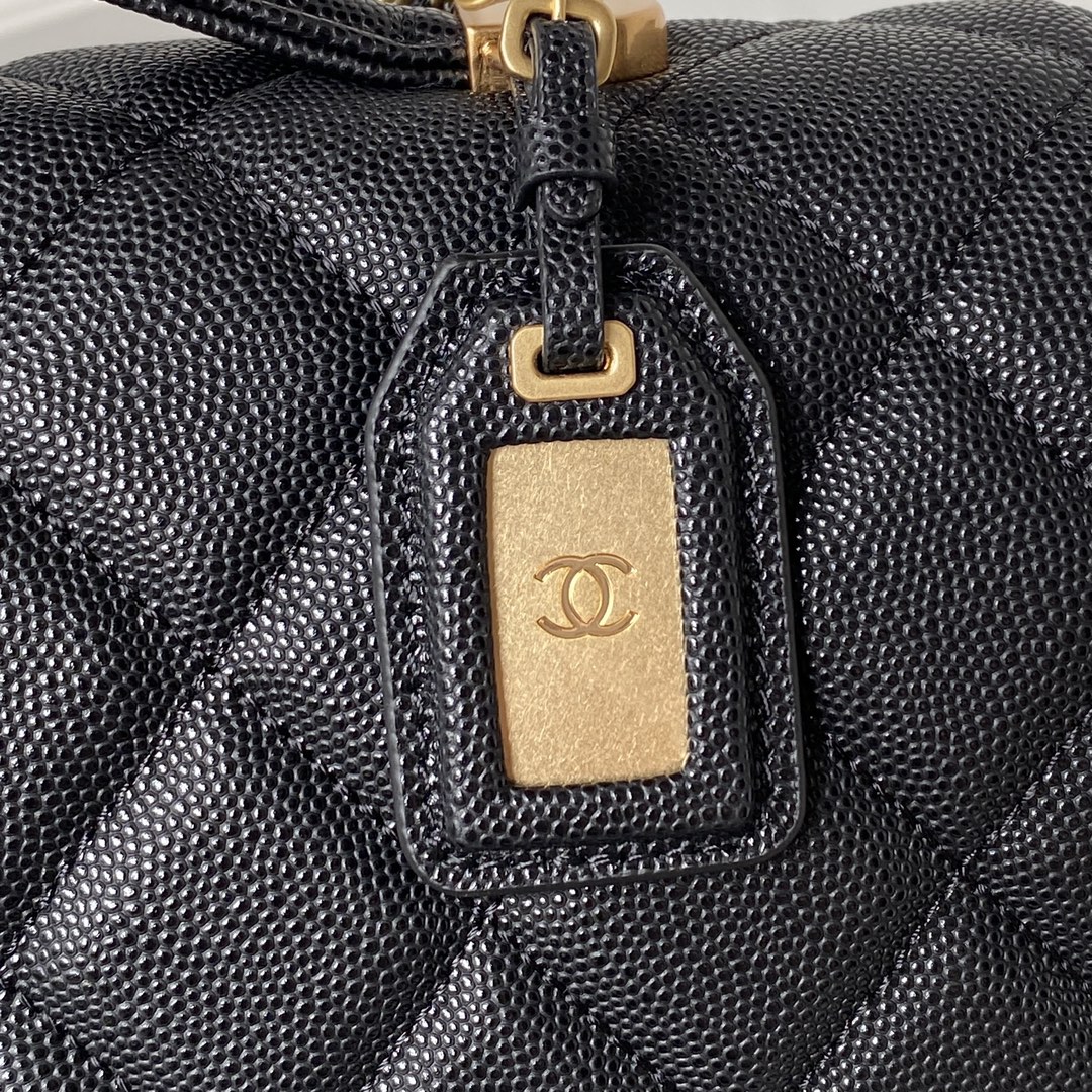 [TOP] CHANEL Backpack Bag 31.5*31*9cm - Black&GHW