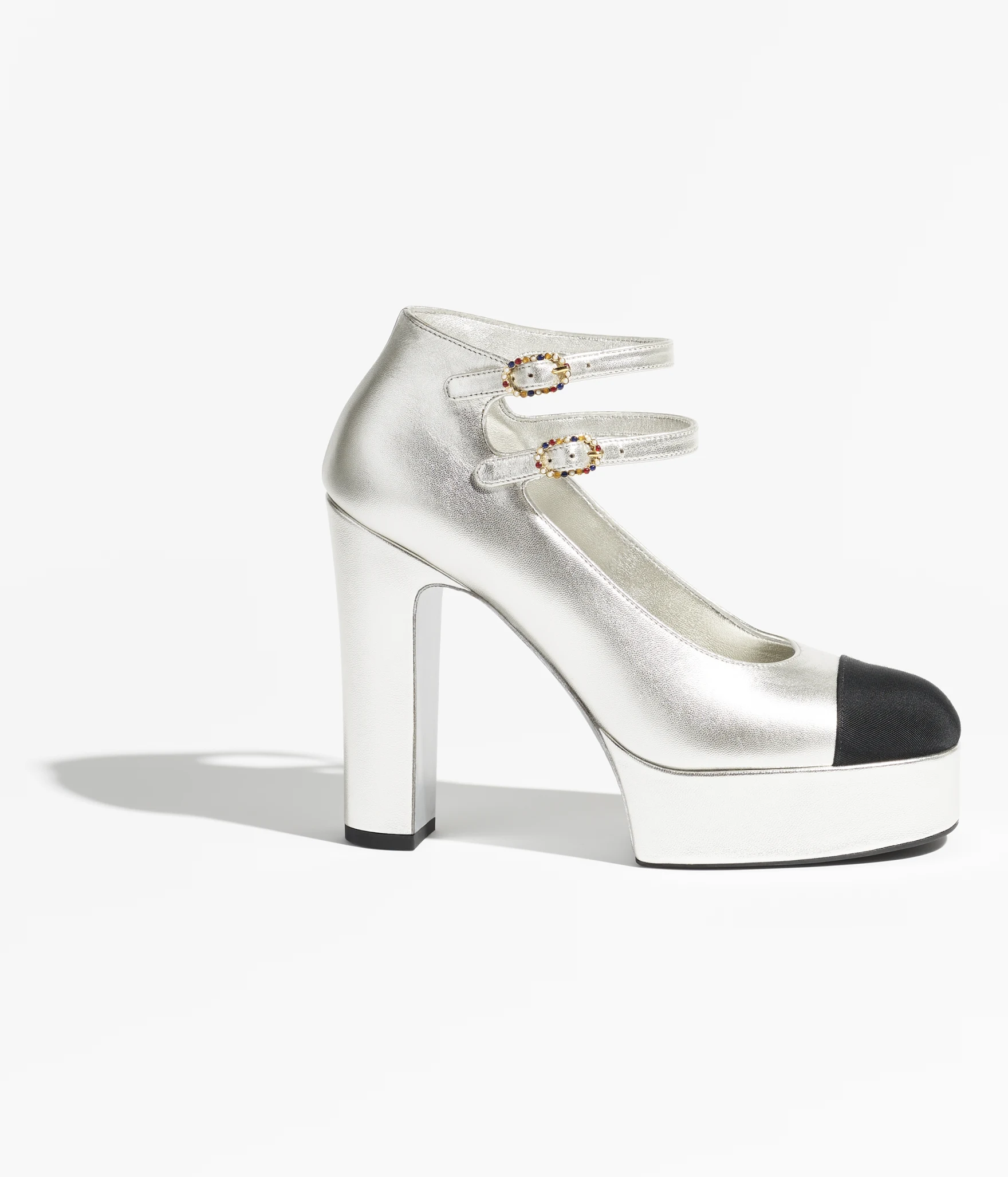 [TOP] CHANEL  High Heel Pumps - Sliver