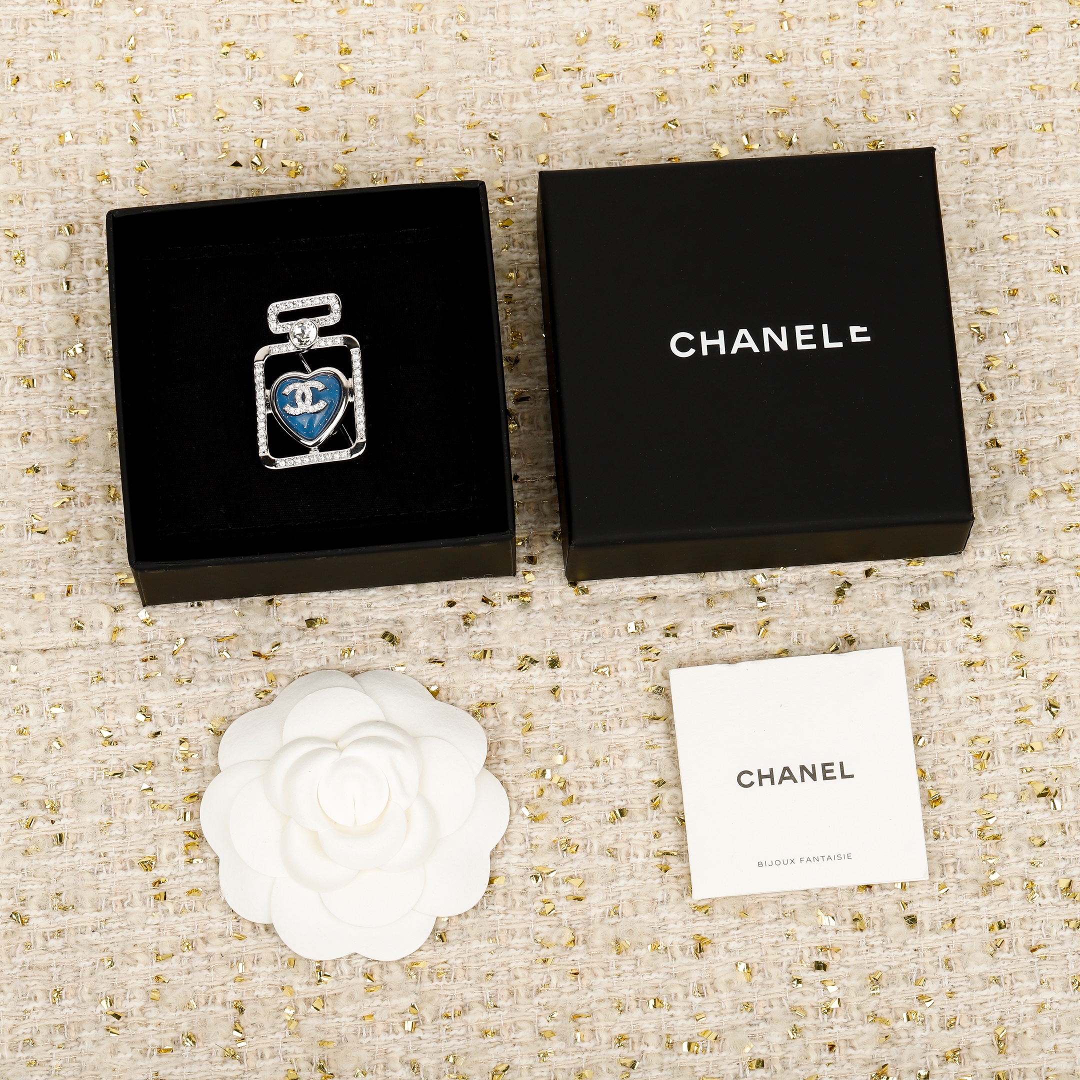 [TOP] CHANEL Brooch - Sliver
