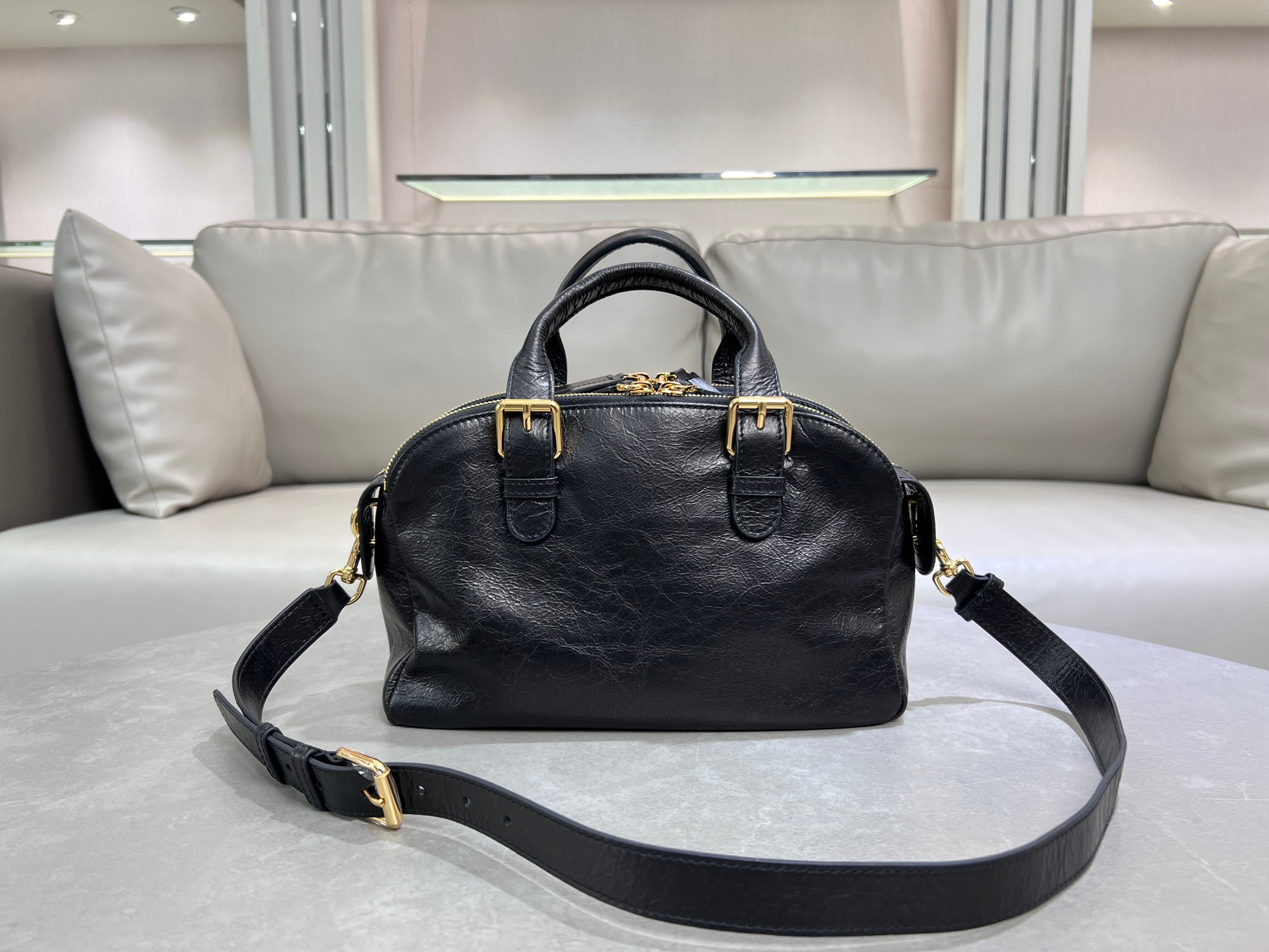 [TOP] Christian Dior Grand Tour Bag - 28×19×9.5cm - Black
