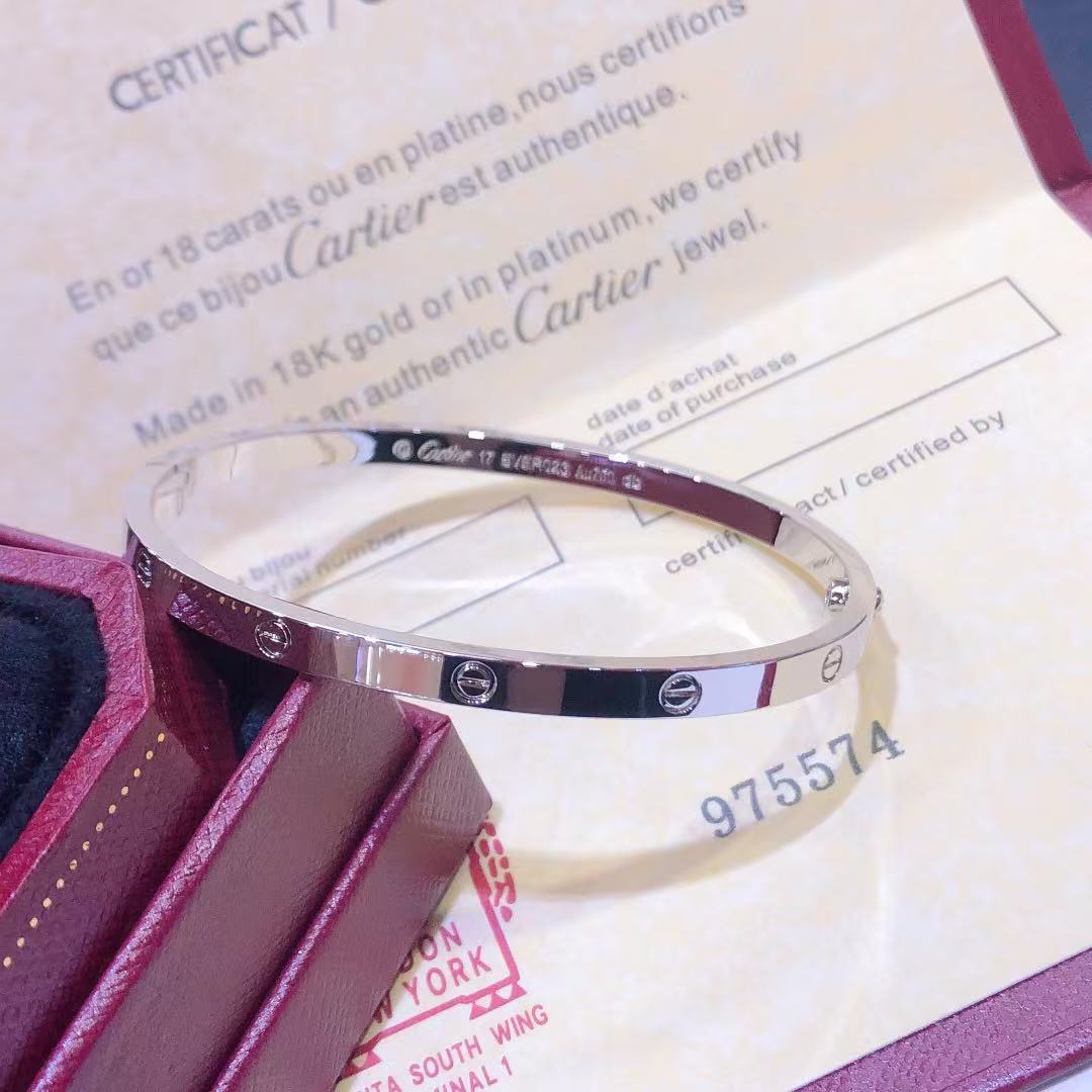 [TOP] Cartier Love Thin Bracelet - 2 Colors