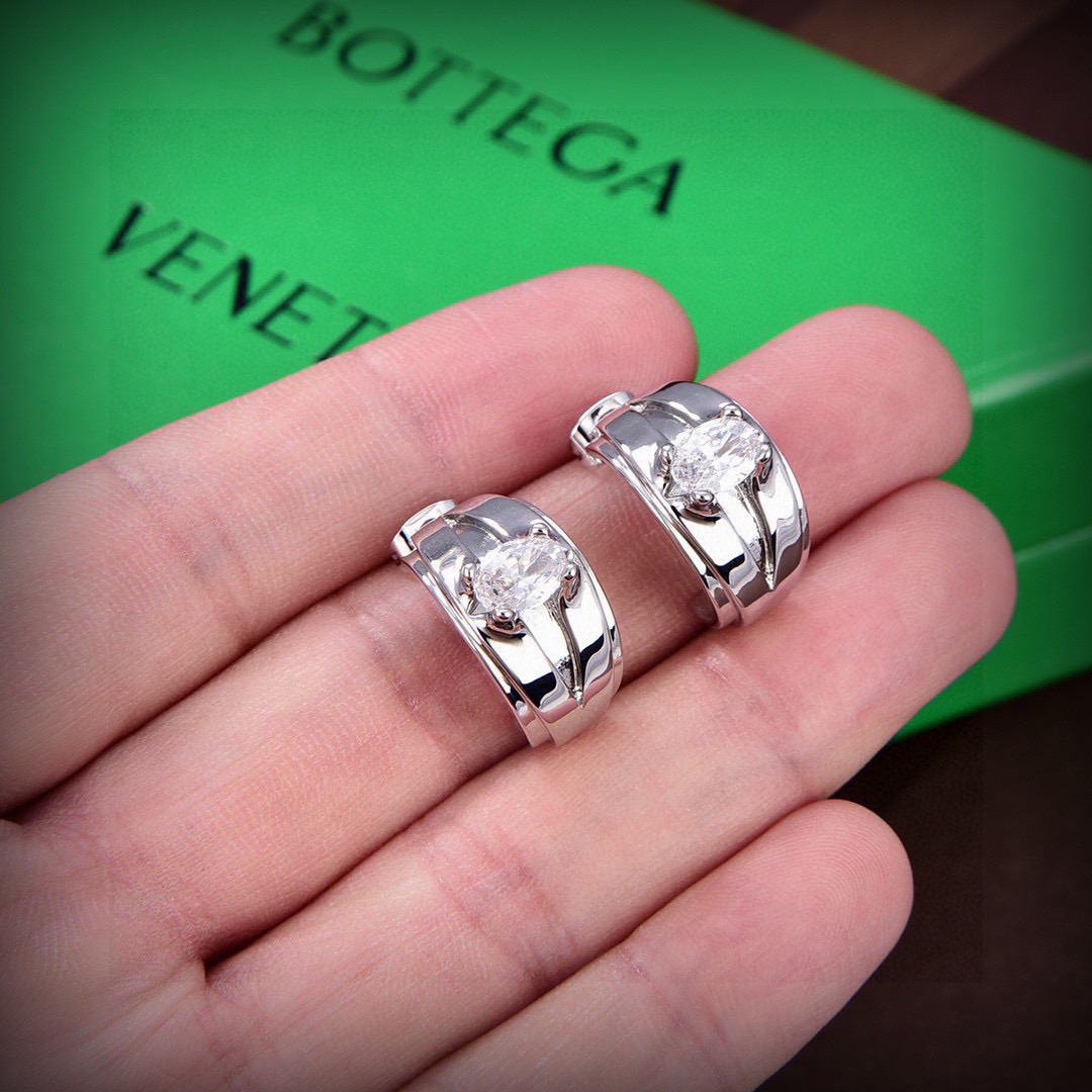 [TOP] Bottega Veneta BV Earring-Sliver