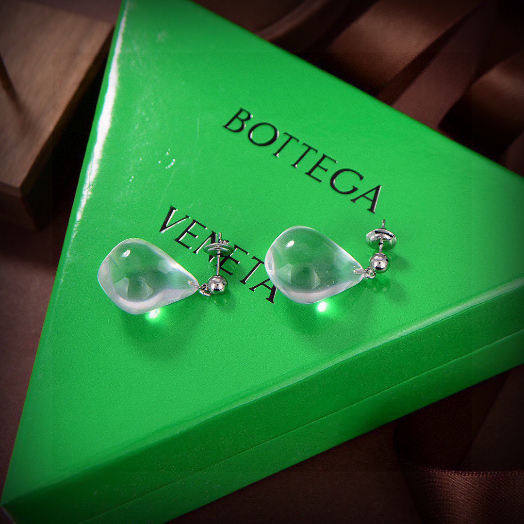 [TOP] Bottega Veneta BV Earring-Transparent