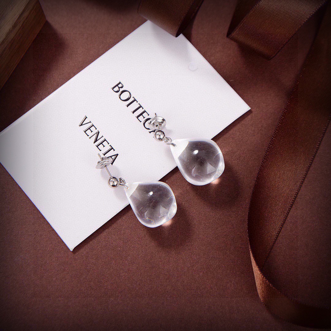 [TOP] Bottega Veneta BV Earring-Transparent