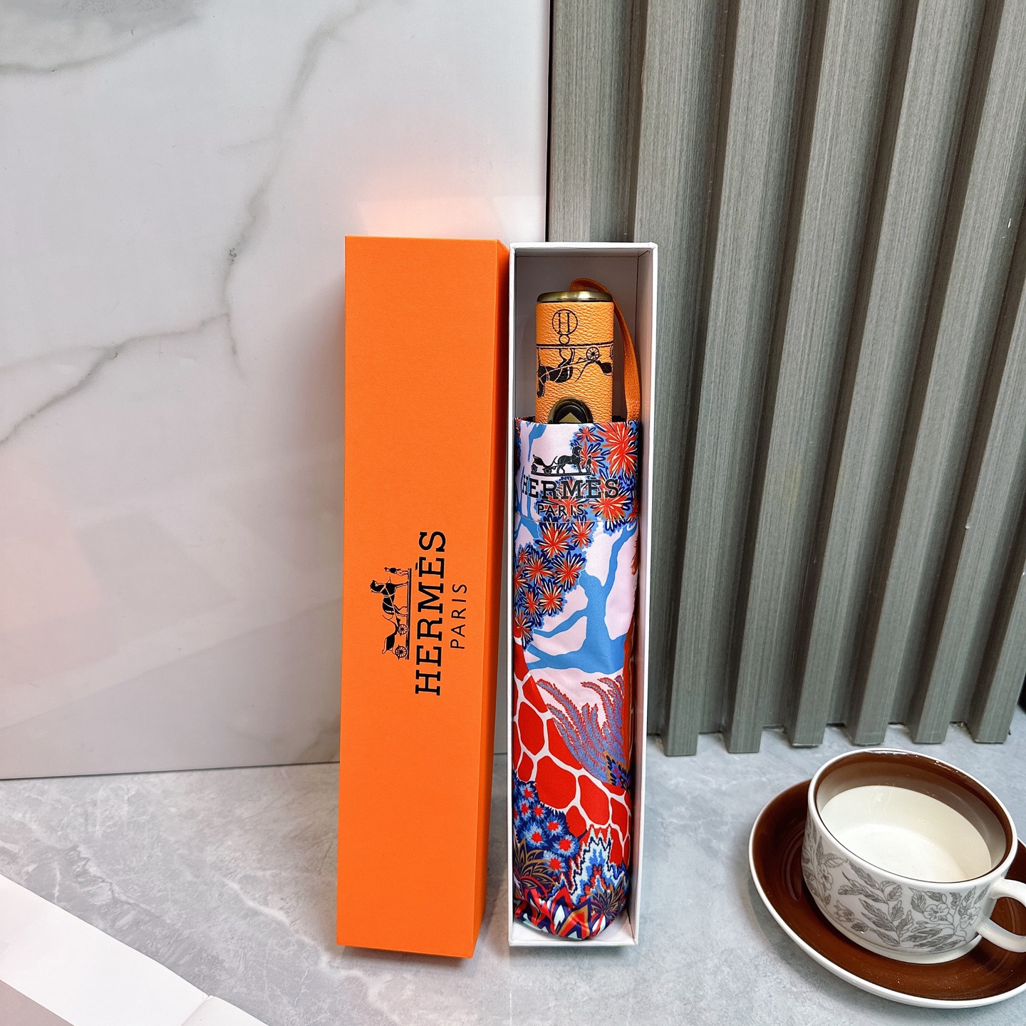 [TOP] HERMES Umbrella - Pink