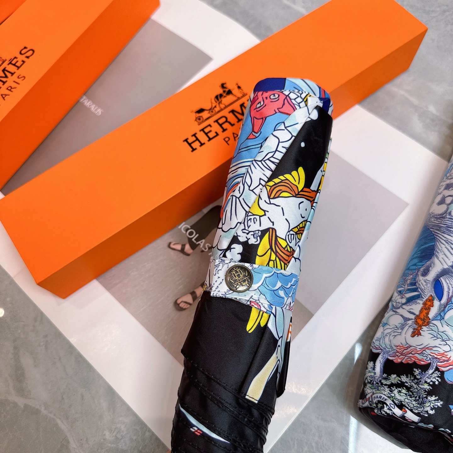 [TOP] HERMES Umbrella - 2 Colour