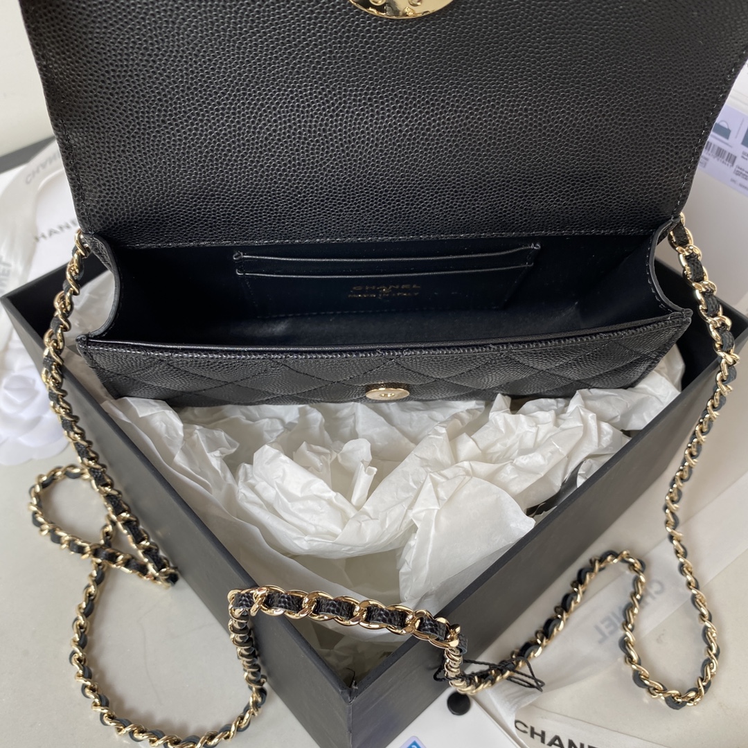 [TOP] CHANEL Kelly Long Handle Bag Cowhide 19x10x4.5cm - 4 Colour