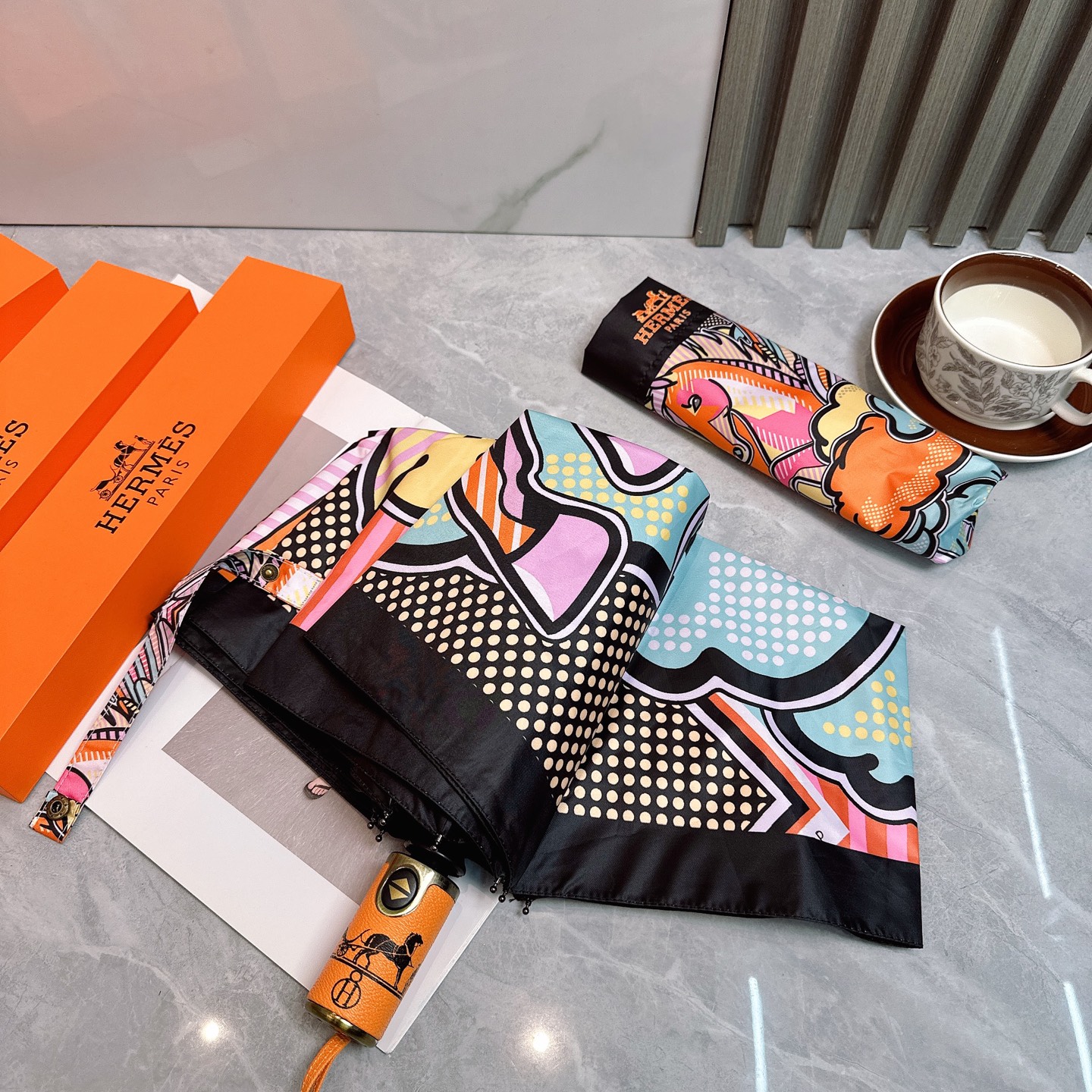 [TOP] HERMES Umbrella - 3 Colour