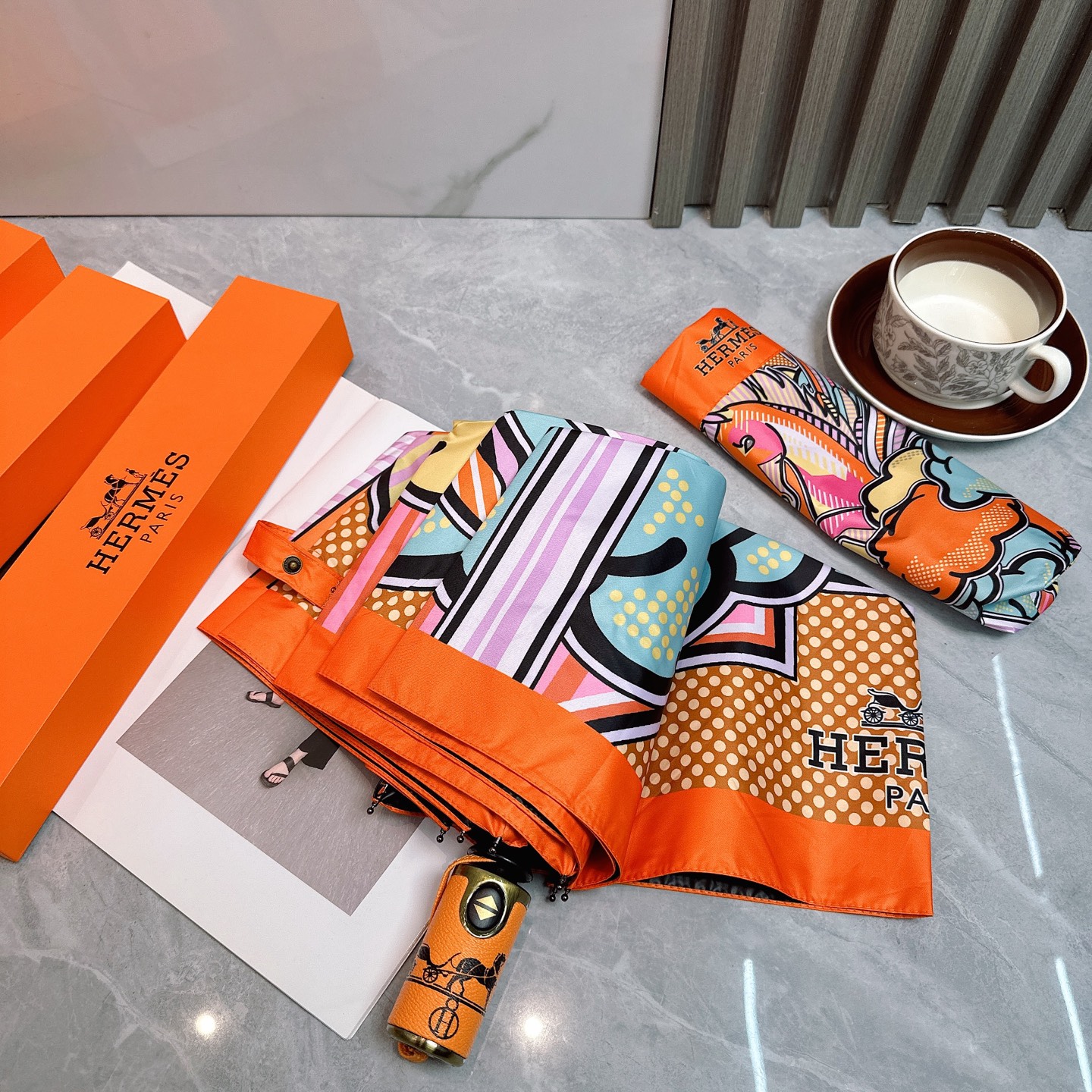 [TOP] HERMES Umbrella - 3 Colour