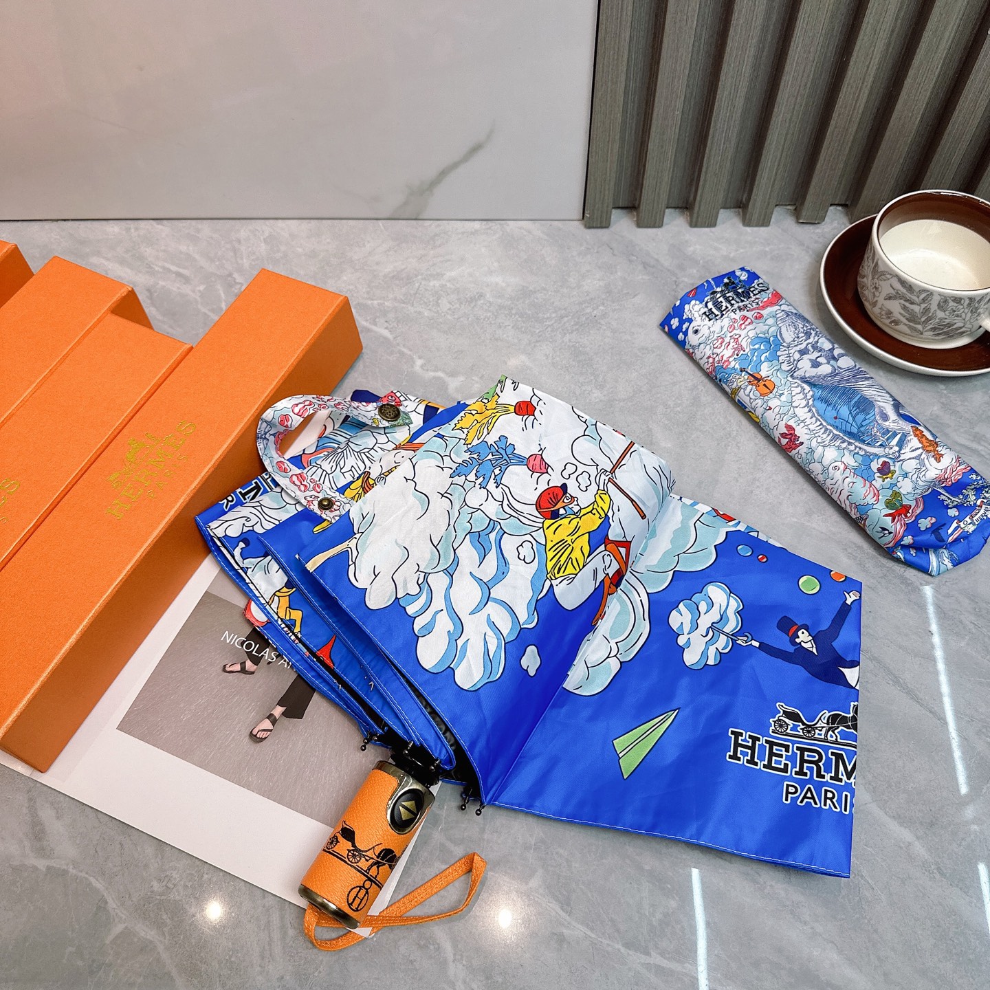 [TOP] HERMES Umbrella - 2 Colour