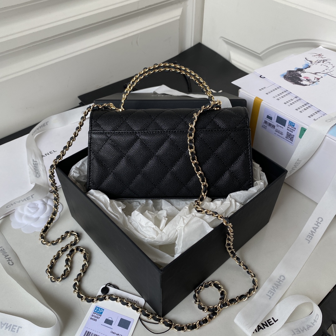 [TOP] CHANEL Kelly Long Handle Bag Cowhide 19x10x4.5cm - 4 Colour