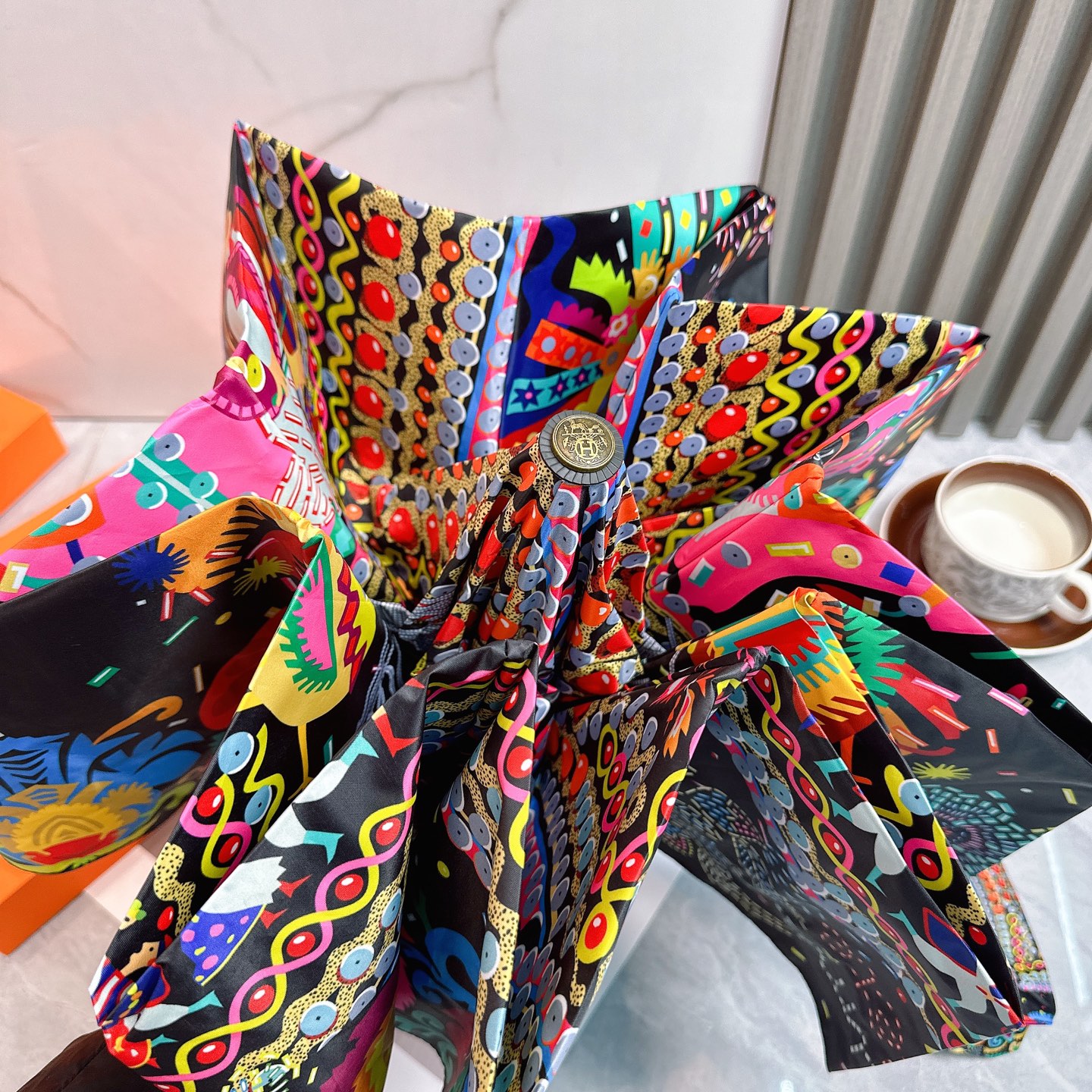 [TOP] HERMES Umbrella - Black