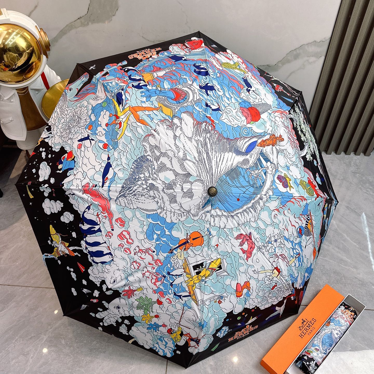 [TOP] HERMES Umbrella - 2 Colour