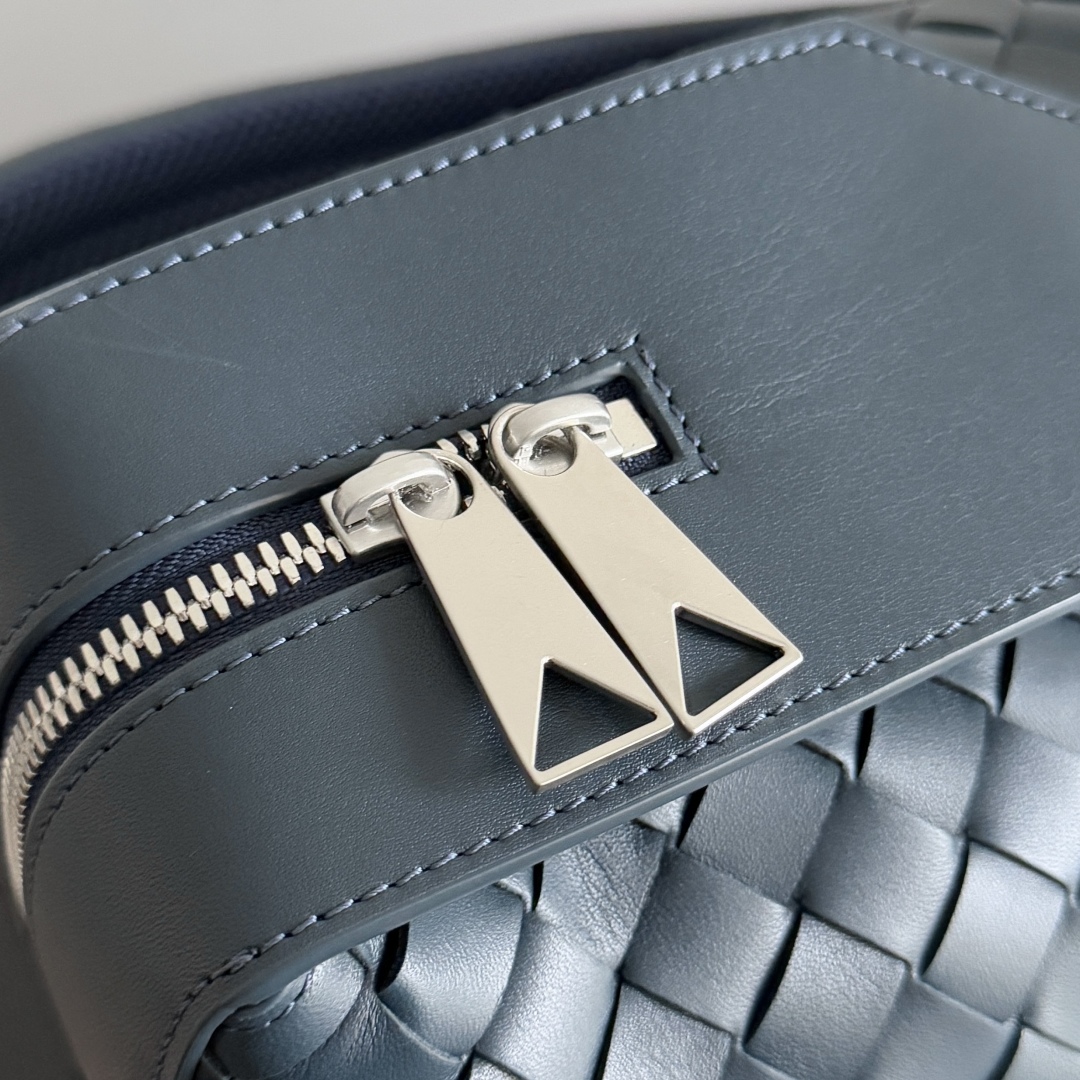 [TOP] Bottega Veneta BV Men's Cowhide Backpack 30x15x45cm - Blue