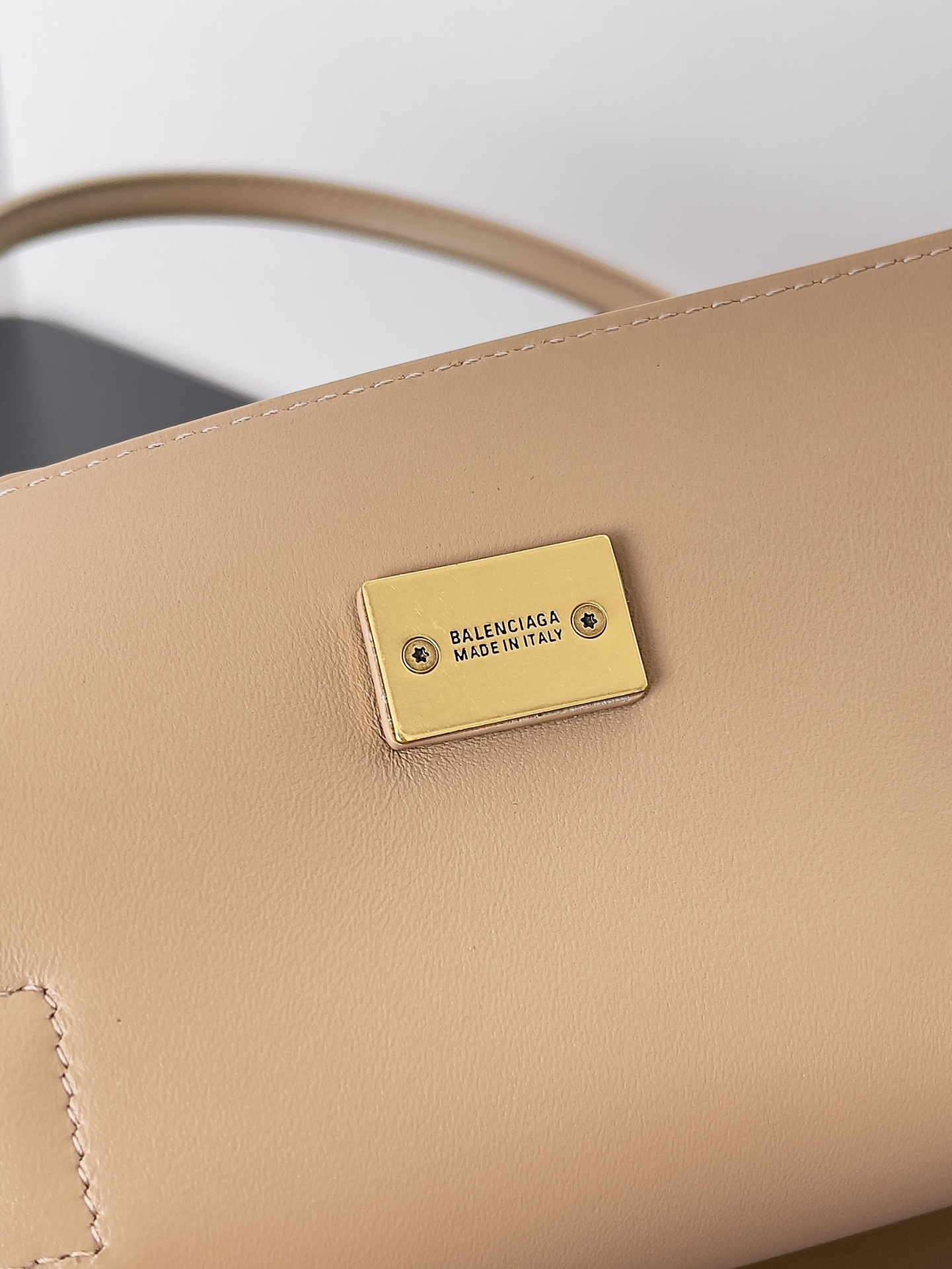 [TOP] BALENCIAGA Bel-Air Cowhide Bag 36.9*28.9*16cm - Brown