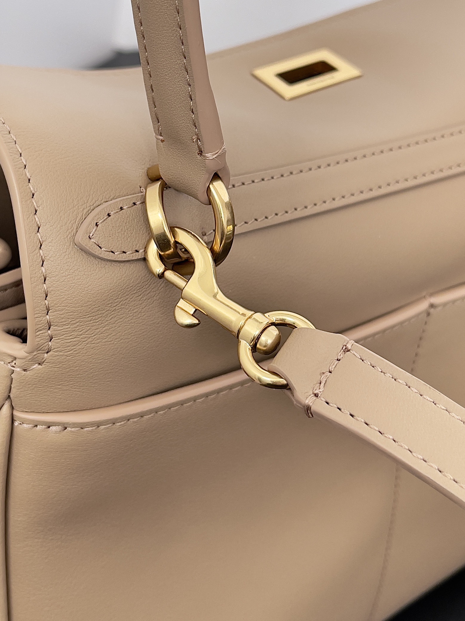 [TOP] BALENCIAGA Rodeo Shoulder Bag 22.8×9.9x8.3cm/28.9x20x9.9cm - Brown & GHW