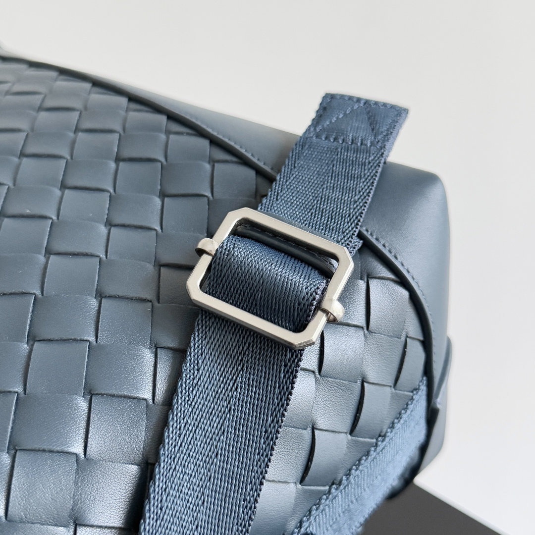 [TOP] Bottega Veneta BV Men's Cowhide Backpack 30x15x45cm - Blue