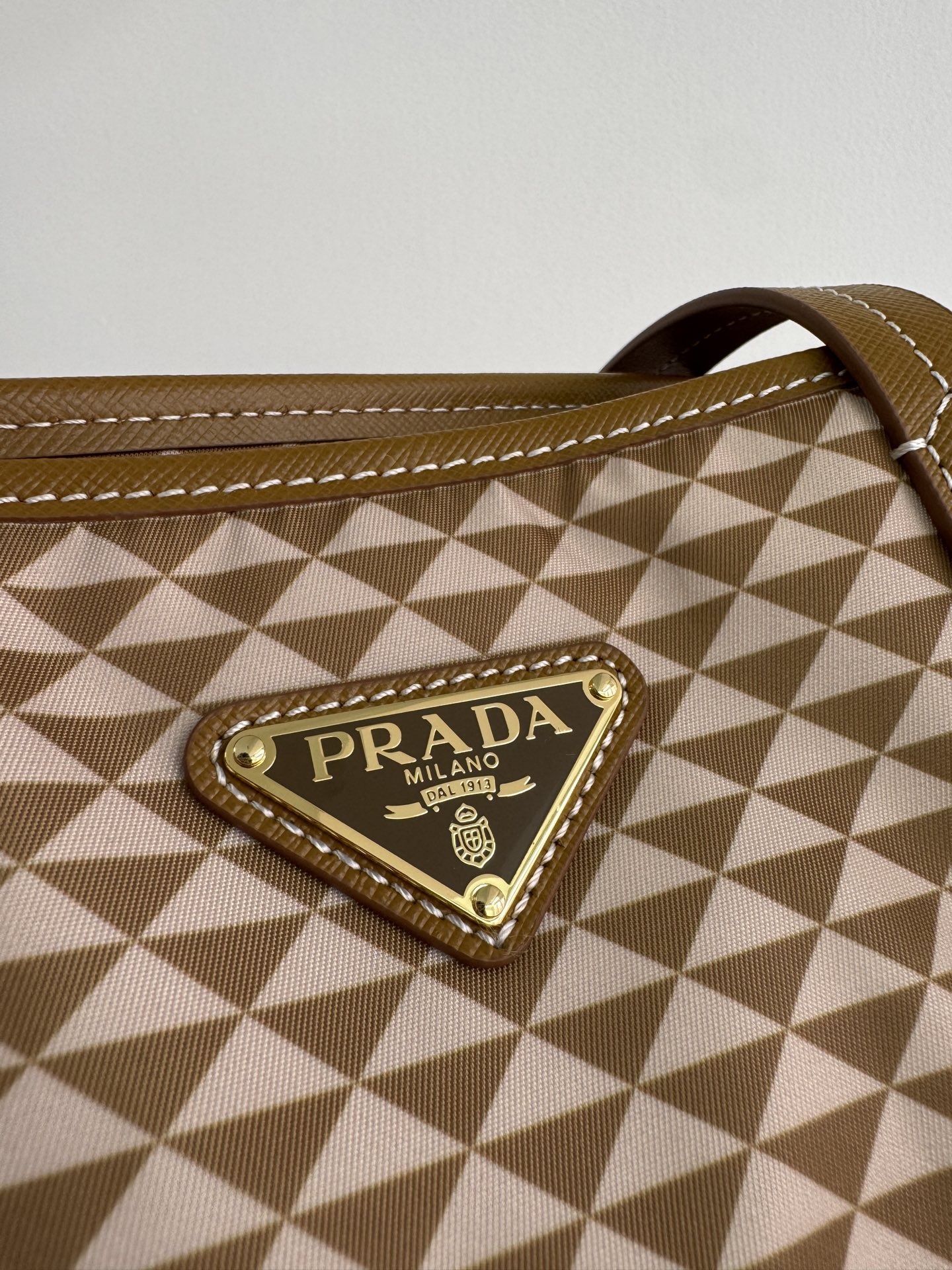 [TOP] PRADA Tessuto Triangulum Tote Bag 33*29*14cm - 4 Colour
