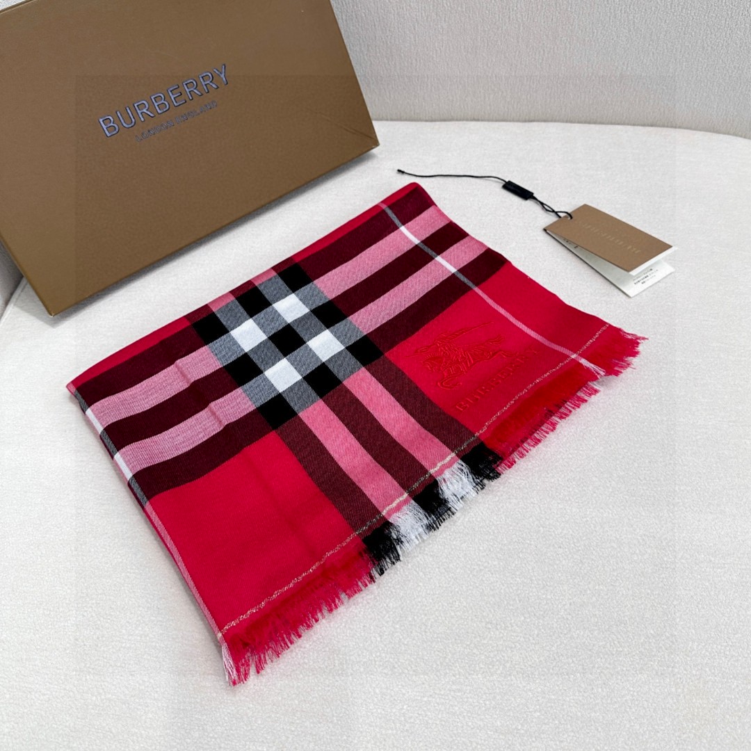 [TOP] BURBERRY Classic Warhorse Check Scarf 80x200 cm - 4 Colors