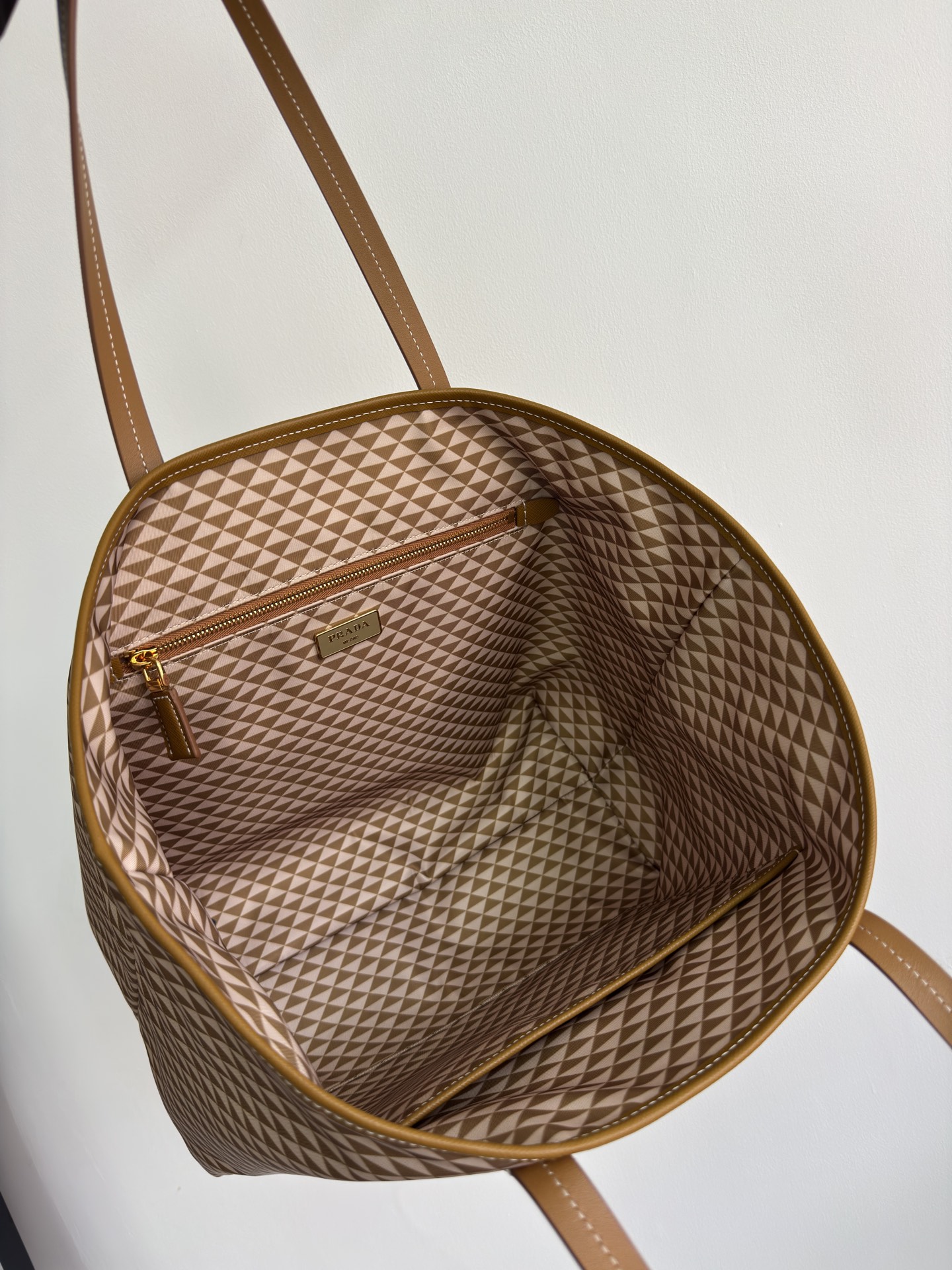[TOP] PRADA Tessuto Triangulum Tote Bag 33*29*14cm - 4 Colour
