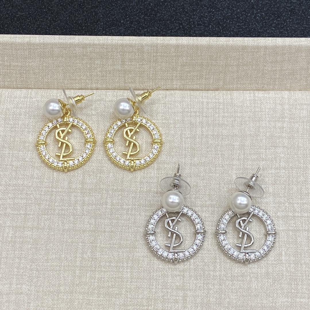 [TOP] Yves Saint Laurent YSL Earrings - 2 Color