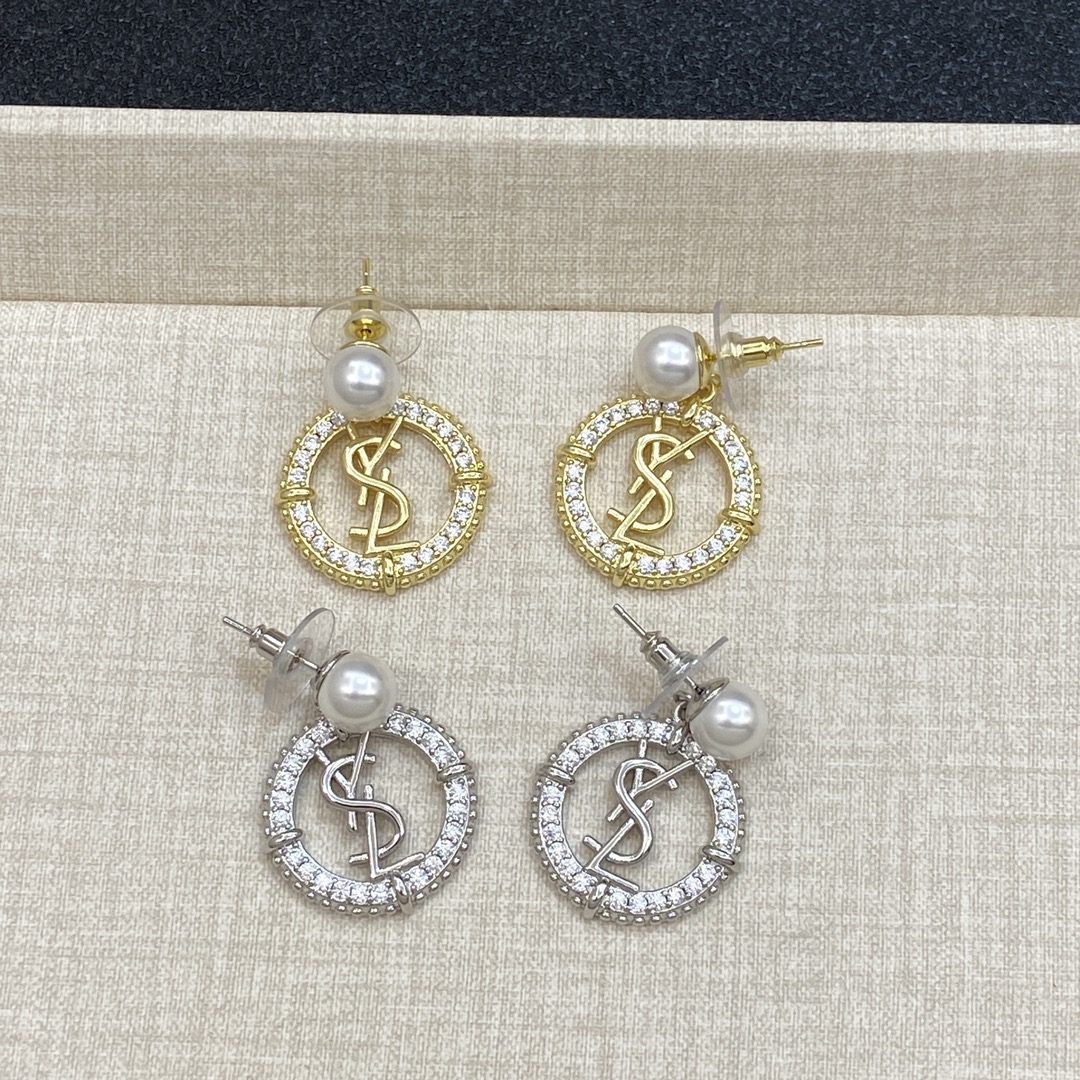 [TOP] Yves Saint Laurent YSL Earrings - 2 Color