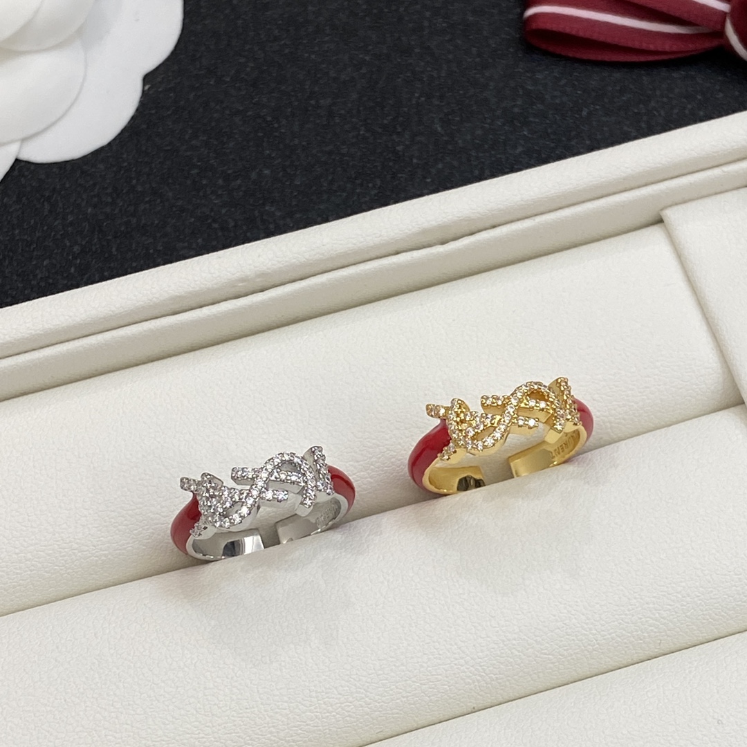 [TOP] Yves Saint Laurent YSL Ring - 2 Colors