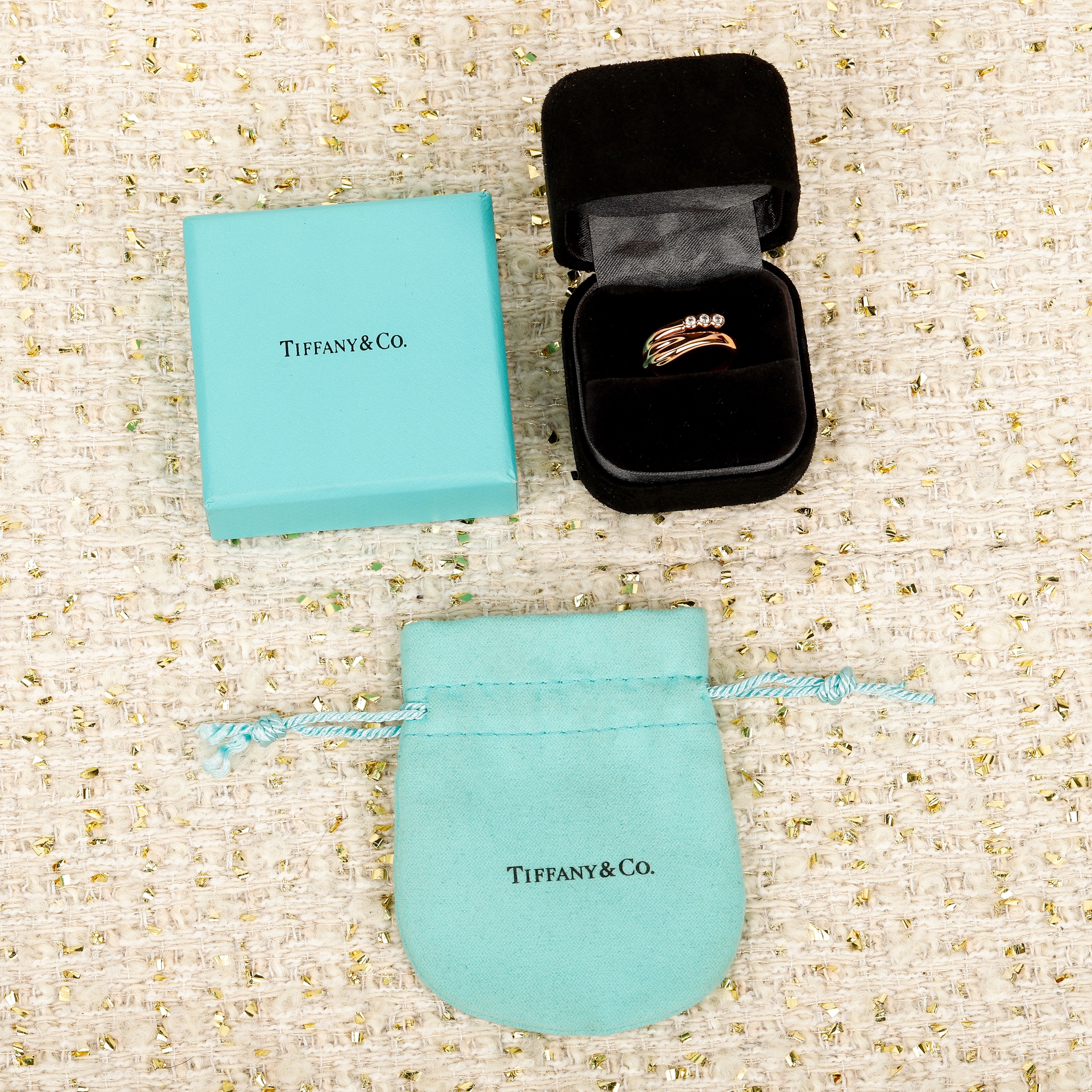 [TOP] Tiffany & Co. Diamond  Ring -Rose Gold