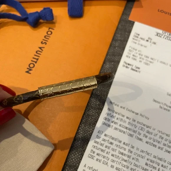 [TOP] Louis Vuitton LV Monogram Bracelet