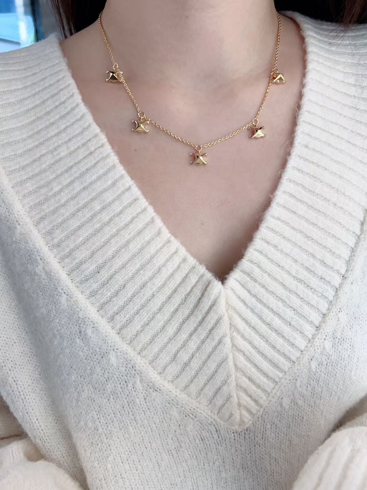 [TOP] CELINE Necklace - Gold