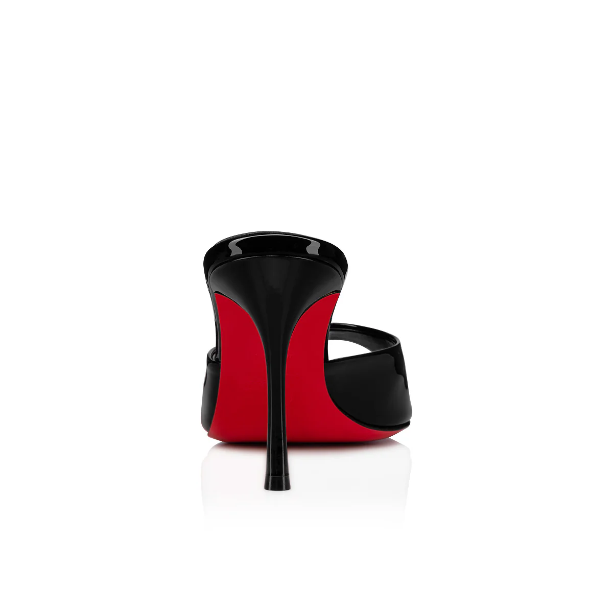 [TOP] Christian Louboutin CL  High Heel Slippers - Black
