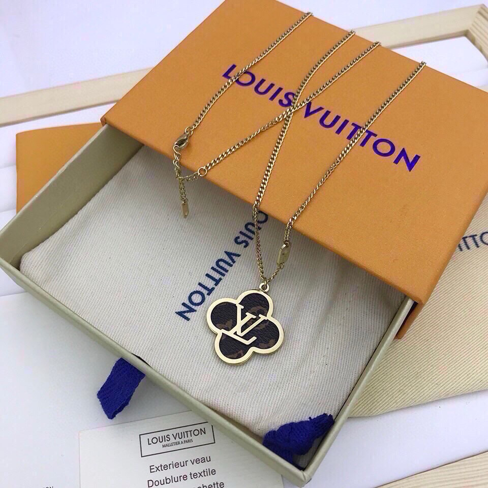 [TOP] Louis Vuitton LV Necklace - Gold