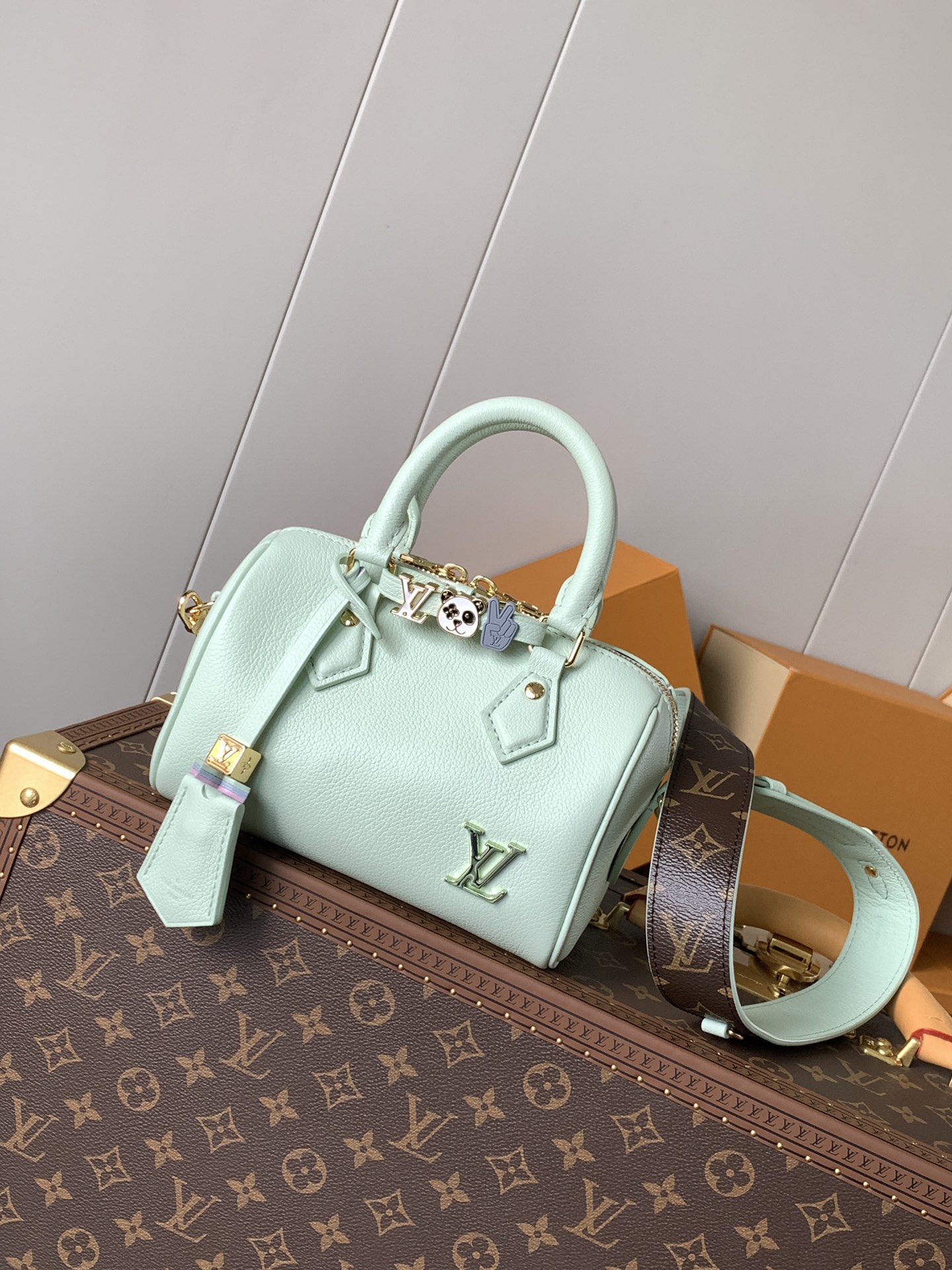 [TOP] Louis Vuitton LV Speedy 18 Bag 18x12.5x11cm - 2 Color