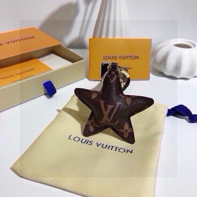 [TOP] Louis Vuitton LV Star Monogram Key Chain  - 3 Colors