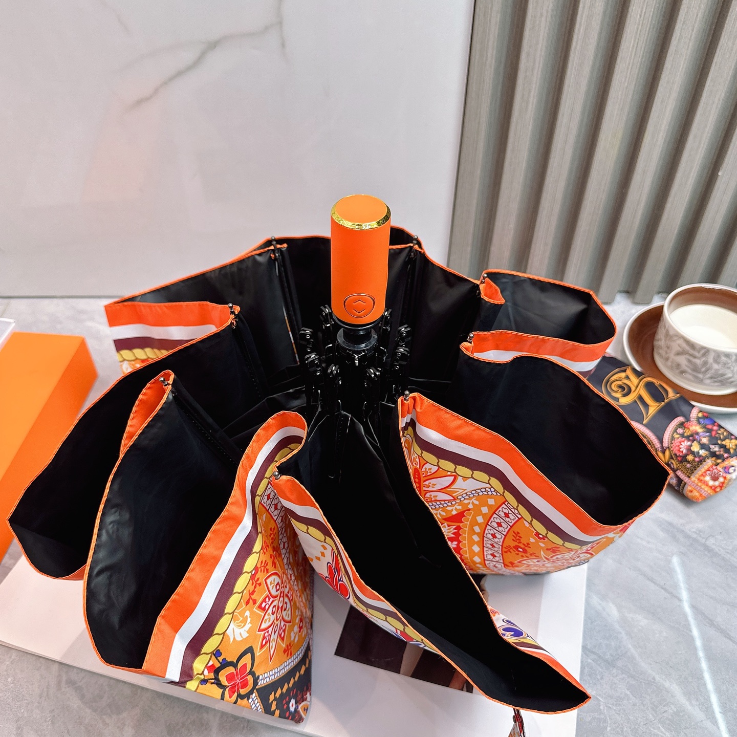 [TOP] HERMES Umbrella - Orange