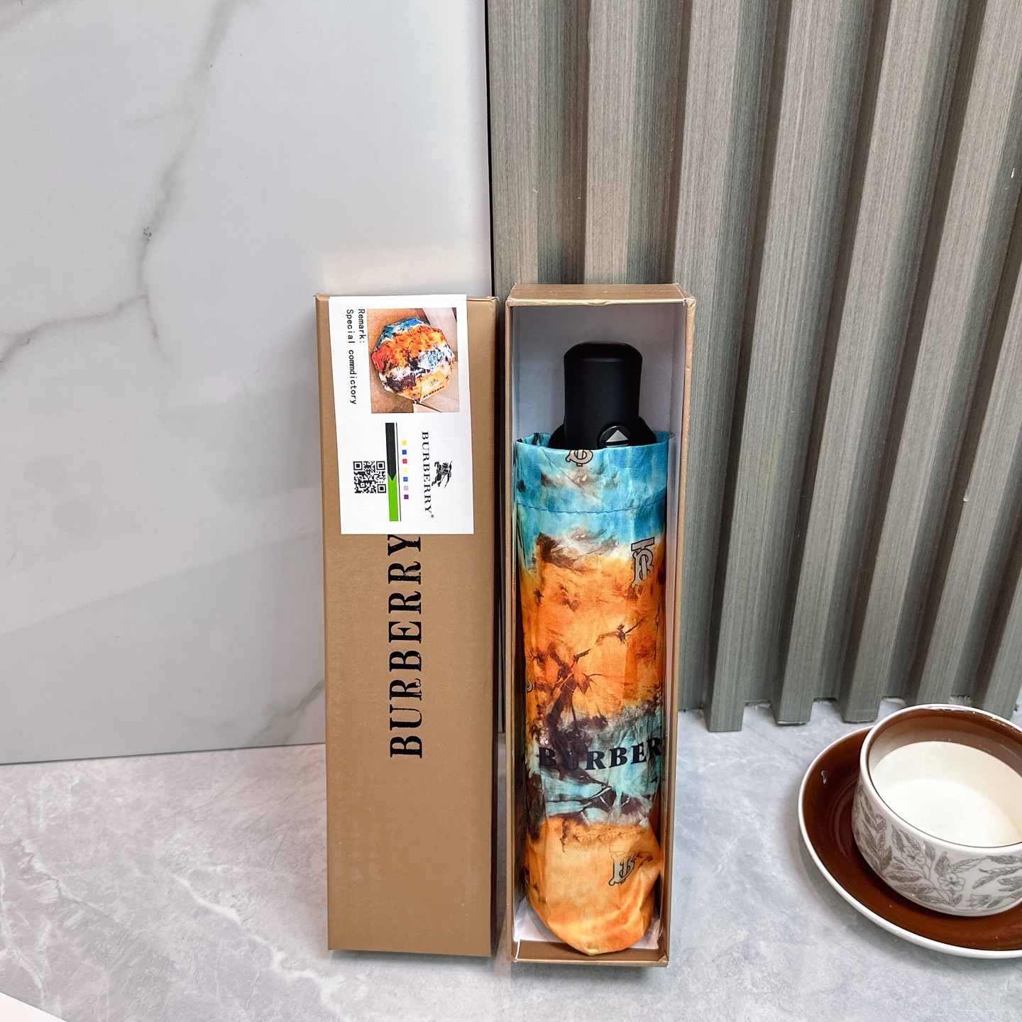 [TOP] BURBERRY Umbrella - Orange