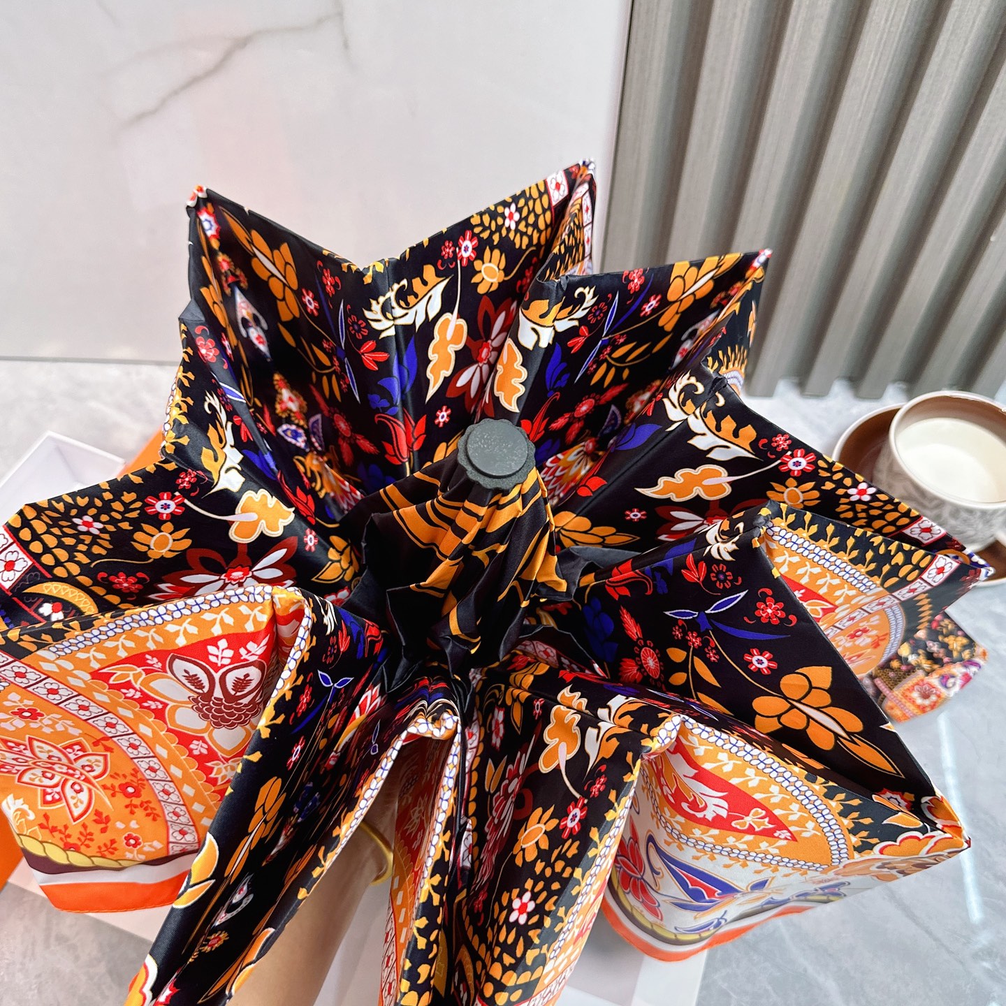 [TOP] HERMES Umbrella - Orange