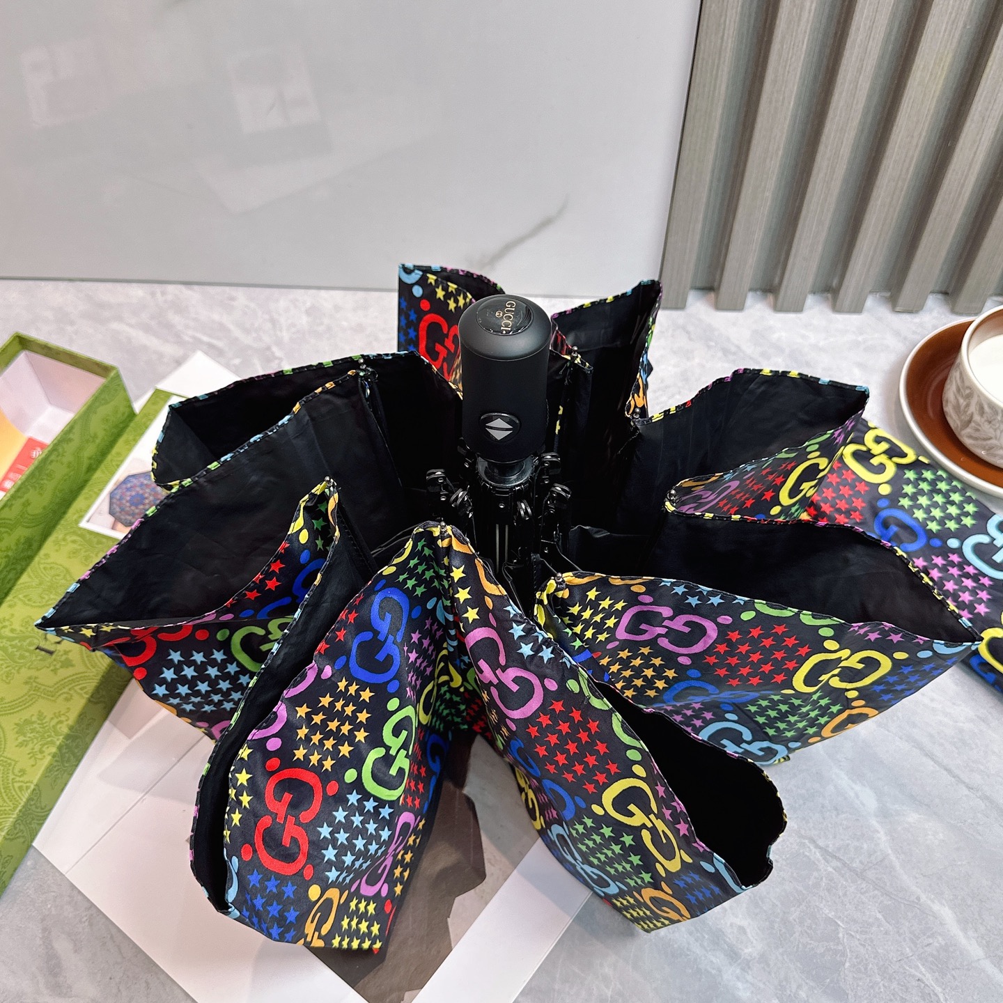 [TOP] GUCCI Umbrella - Black