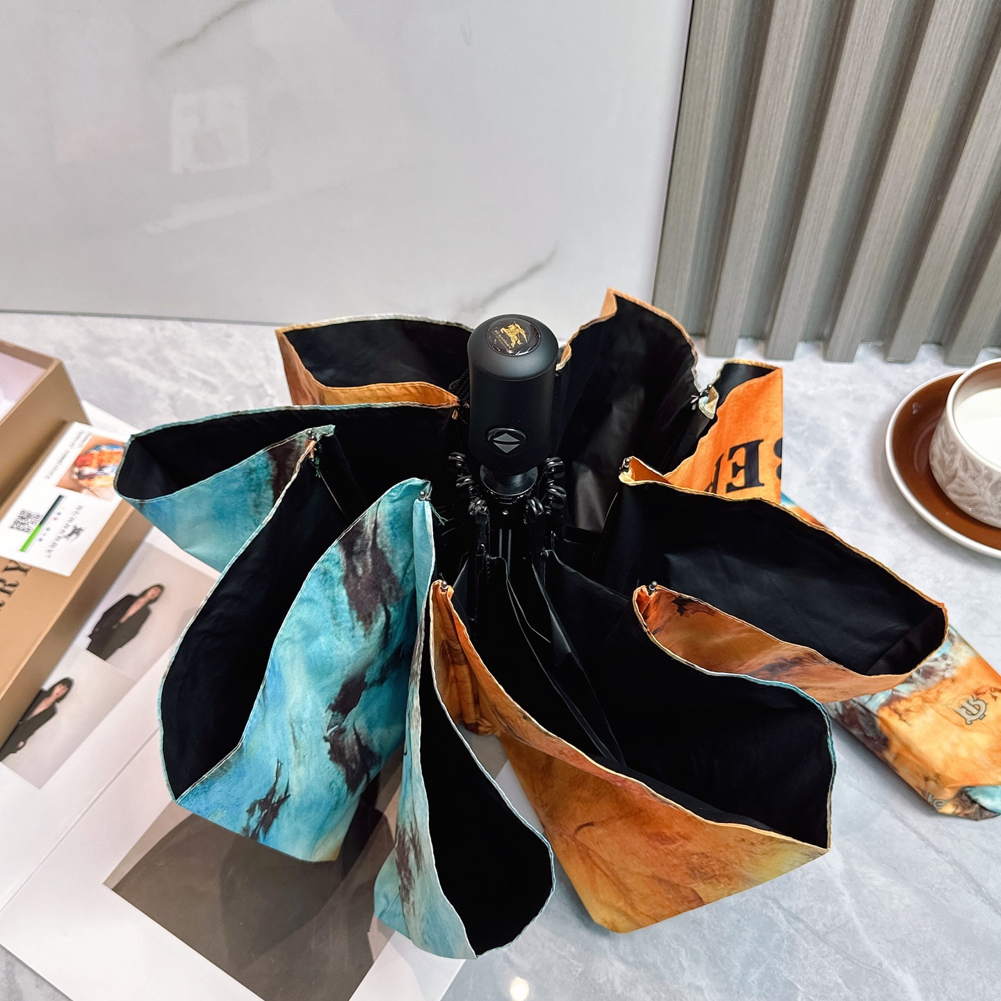 [TOP] BURBERRY Umbrella - Orange