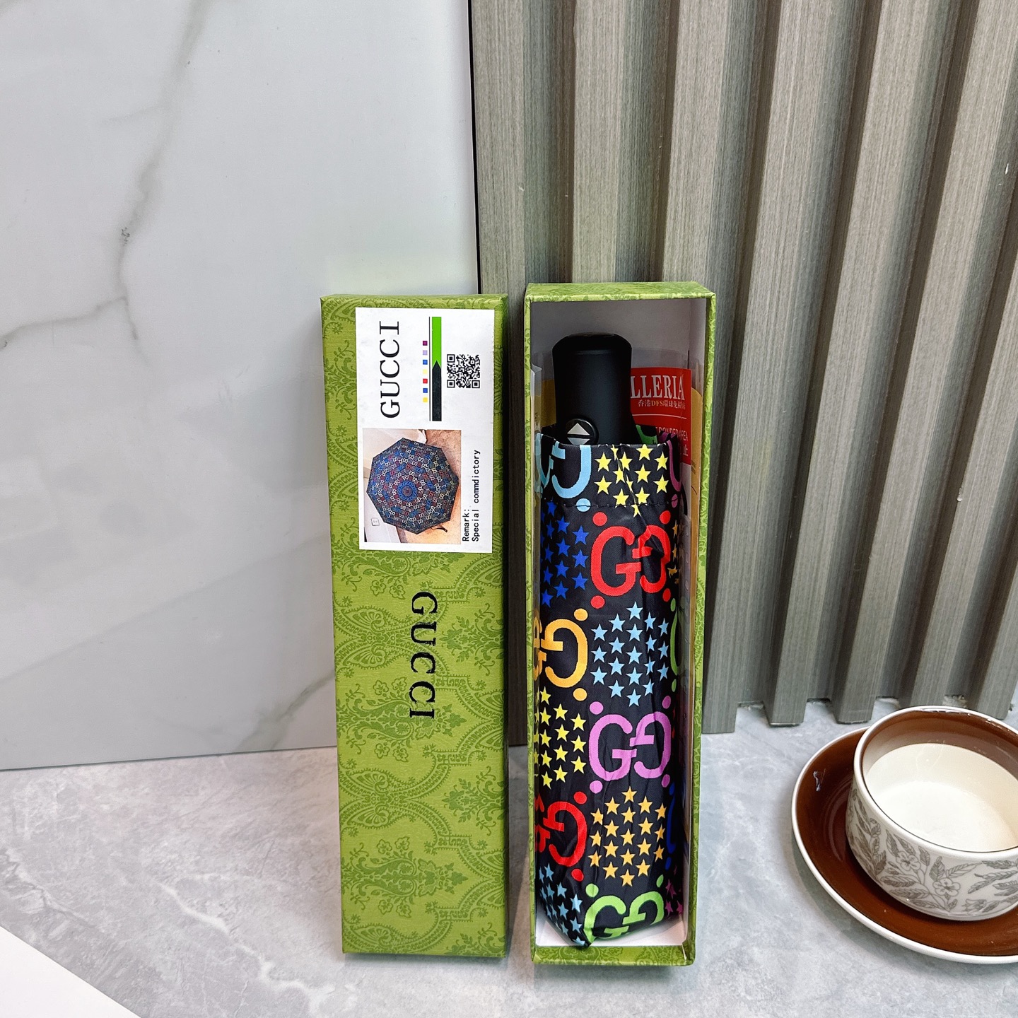 [TOP] GUCCI Umbrella - Black