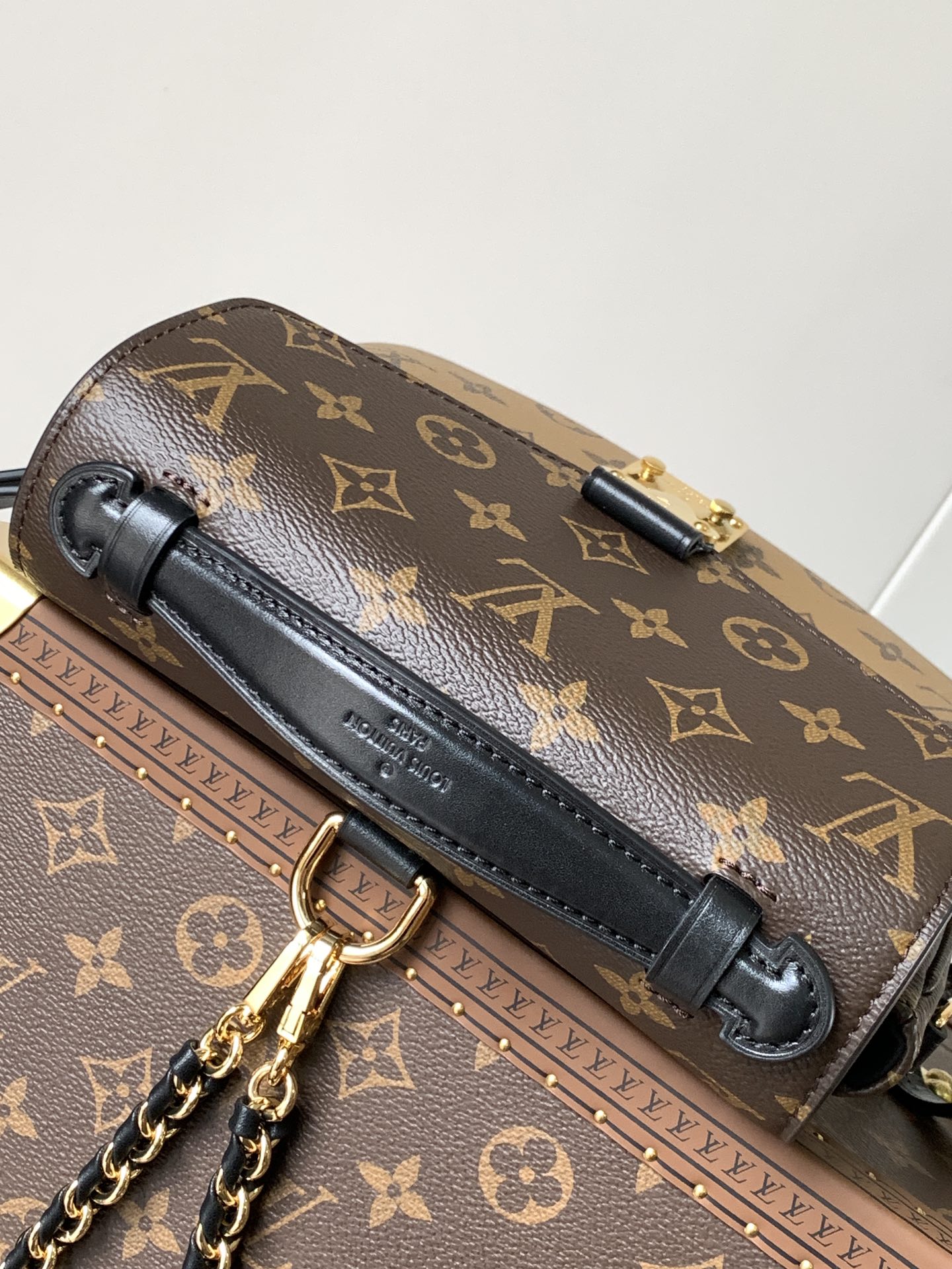 [TOP] Louis Vuitton LV Pochette Metis Reverse Monogram Bag/Backpack 20x17x7cm - Brown