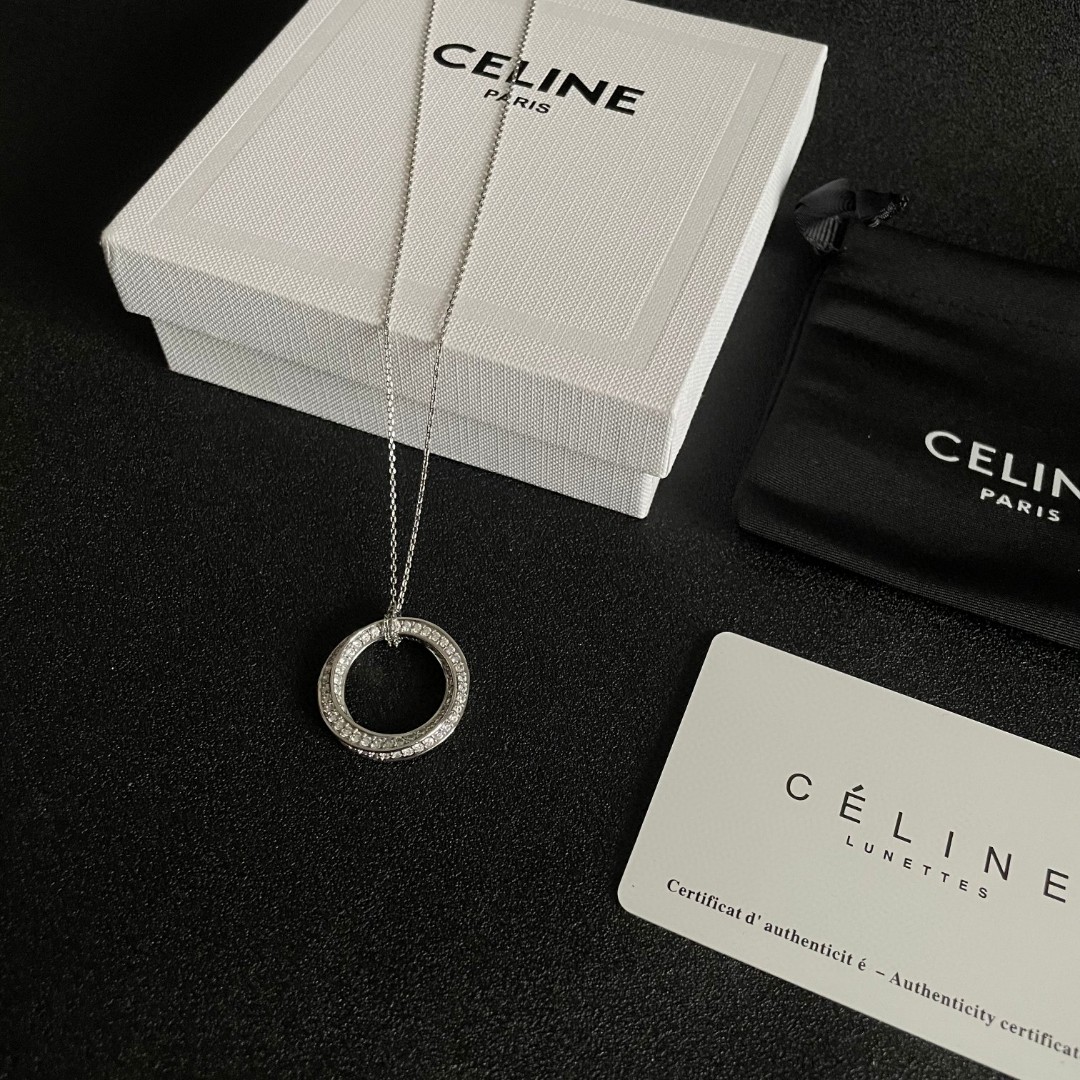 [TOP] CELINE Necklace - Sliver