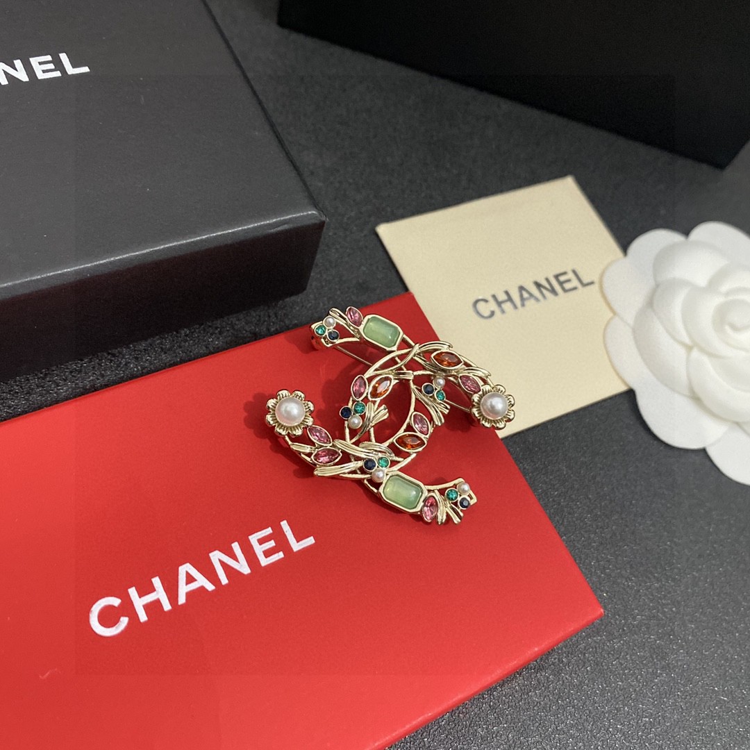 [TOP] CHANEL Pearl Brooch