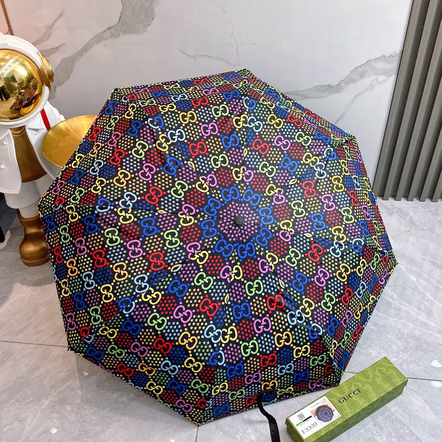 [TOP] GUCCI Umbrella - Black