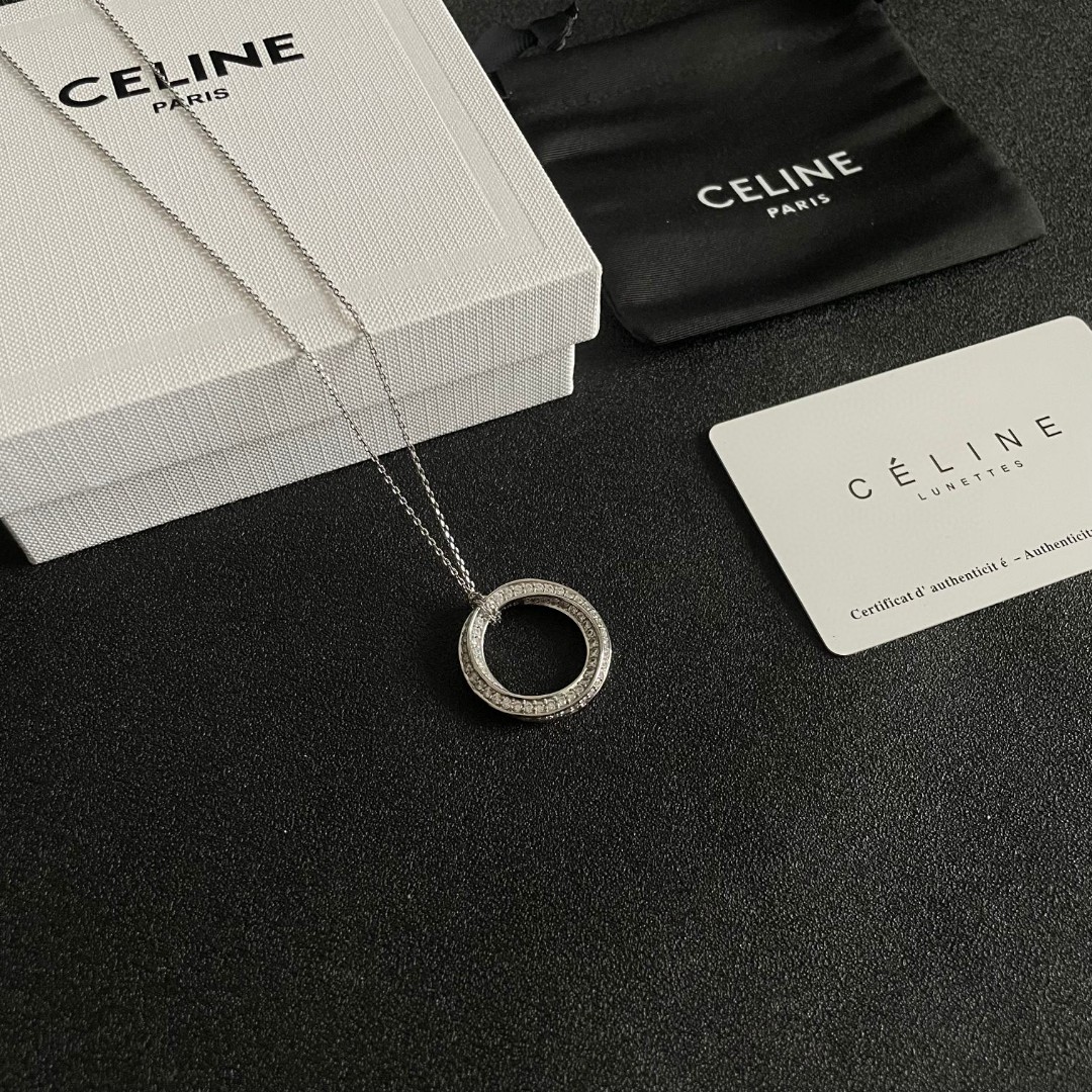 [TOP] CELINE Necklace - Sliver