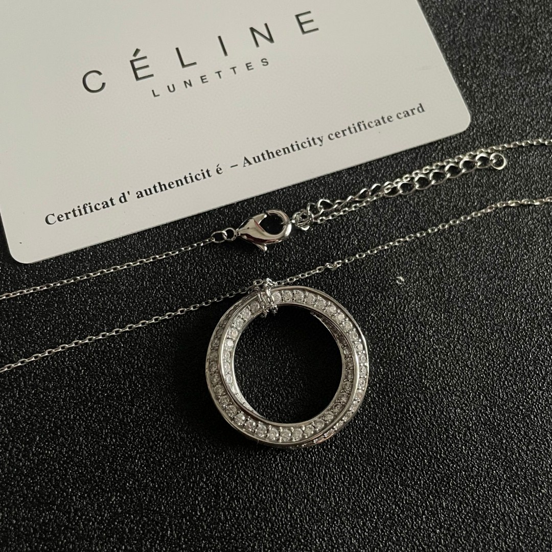 [TOP] CELINE Necklace - Sliver