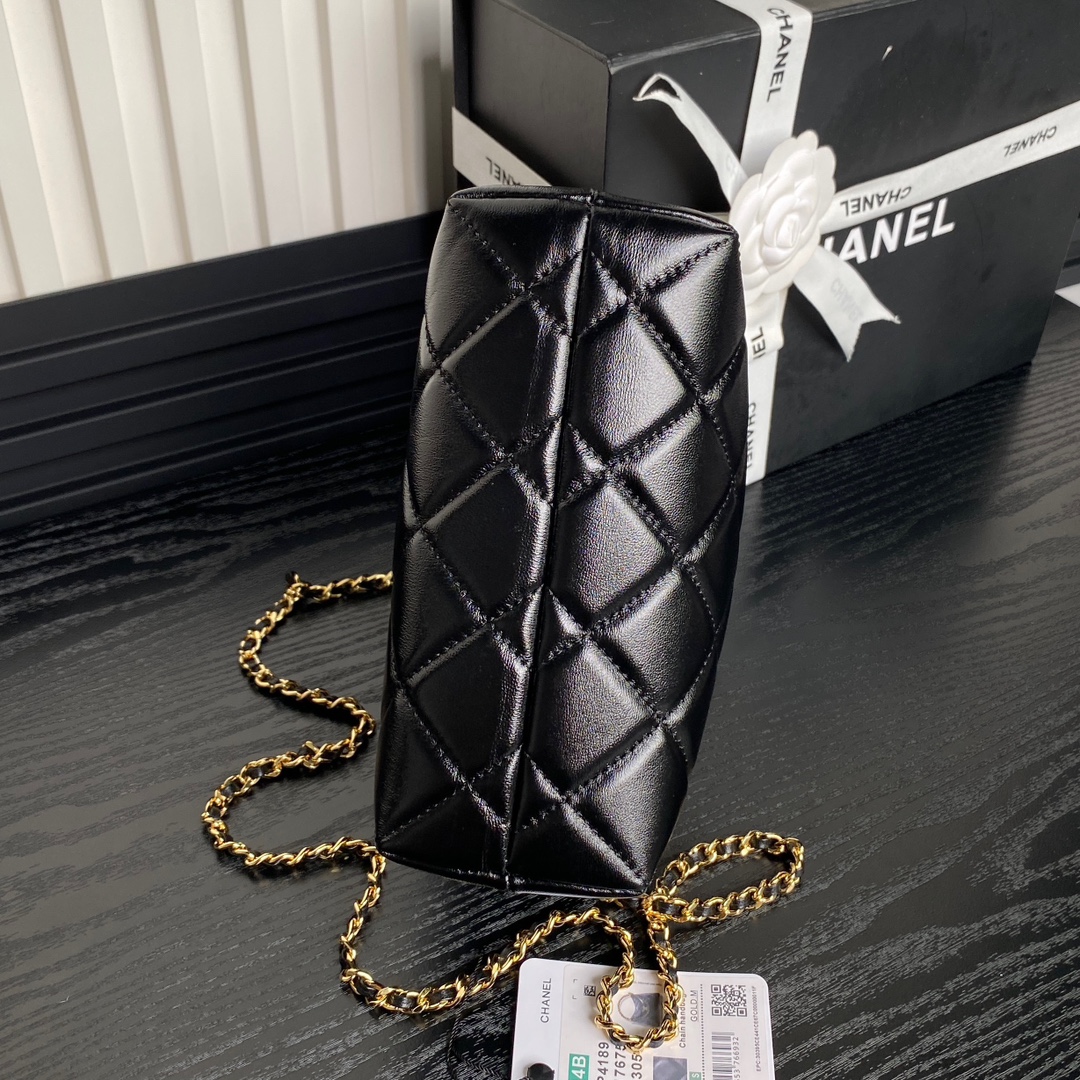 [TOP] CHANEL Hobo Chain Bag 18.5cm - 3 Colour