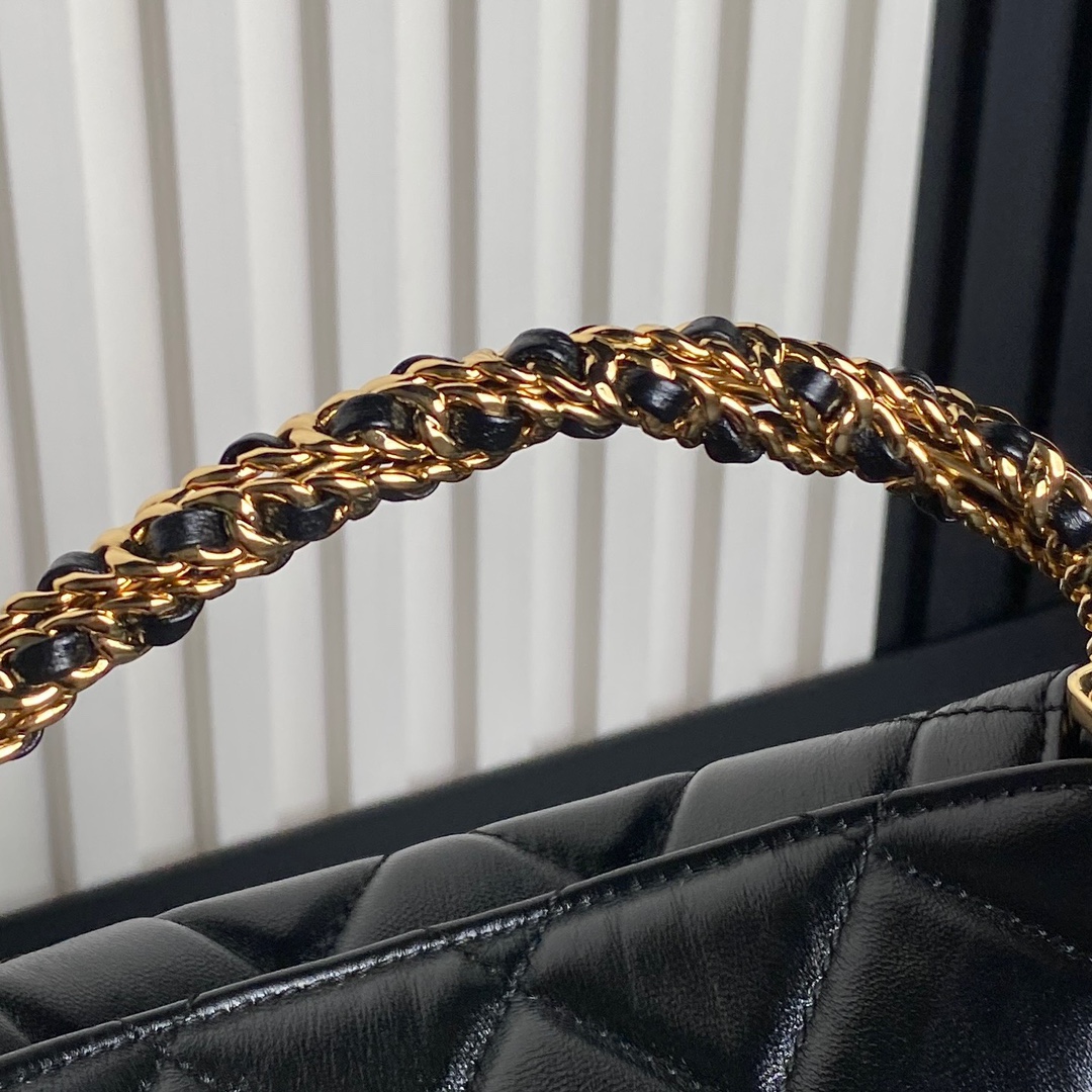 [TOP] CHANEL Hobo Chain Bag 18.5cm - 3 Colour