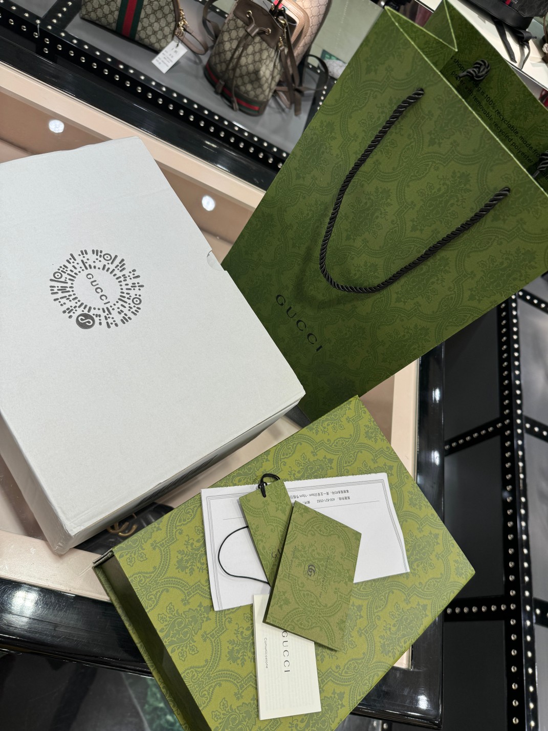 [TOP] GUCCI Macaron Envelope Bag 21*13.5*3 cm - 4 Colour