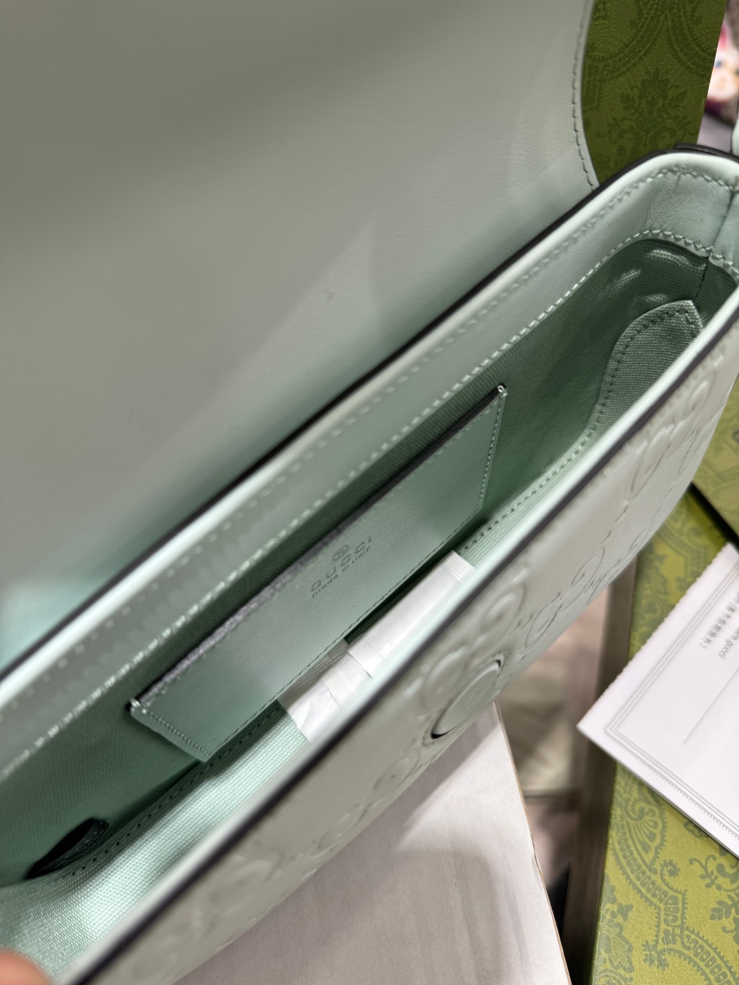 [TOP] GUCCI Macaron Envelope Bag 21*13.5*3 cm - 4 Colour